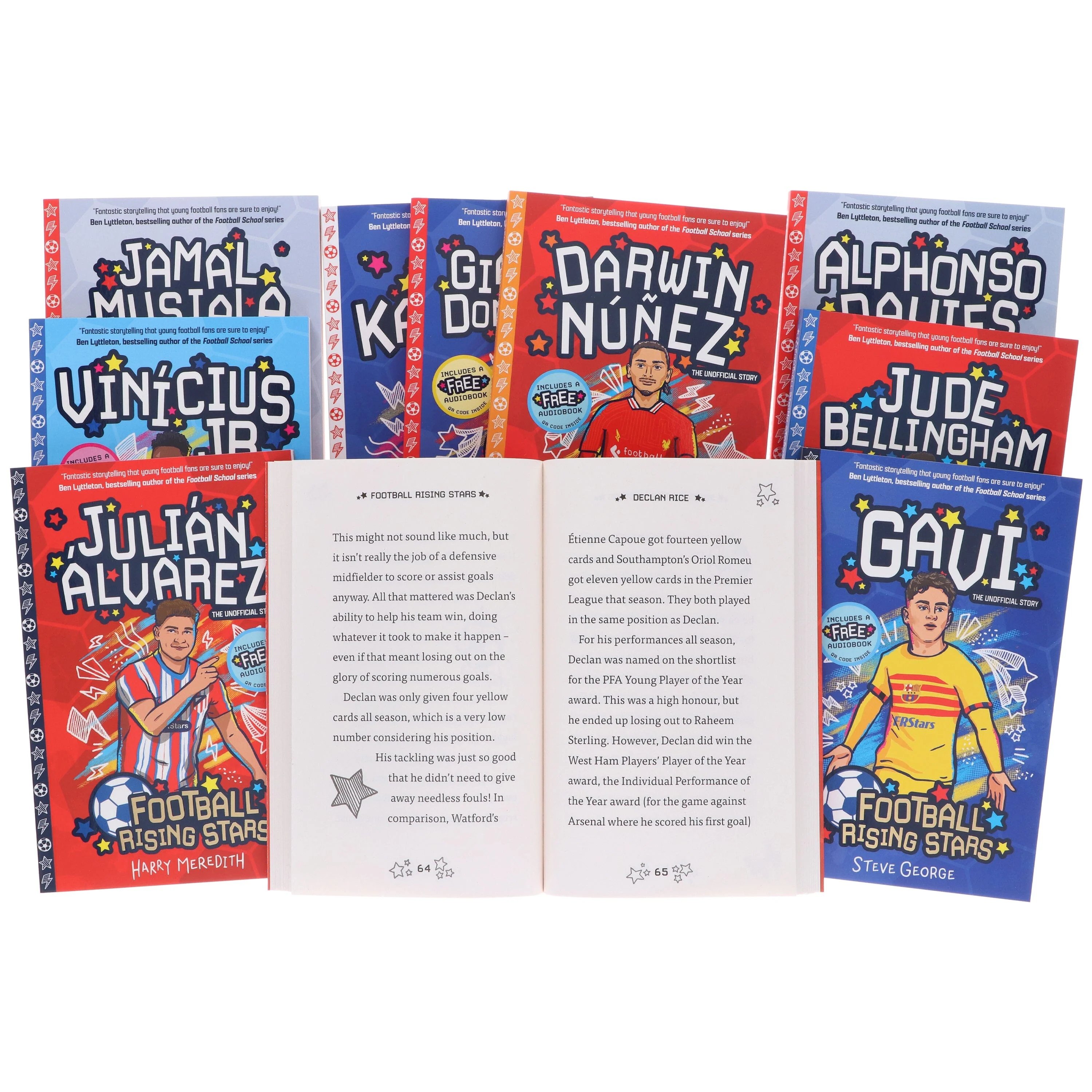 Football Rising Stars Series 2: by Harry Meredith & Steve George 10 Books Collection Box Set - Ages 7-9 - Paperback - Image 7