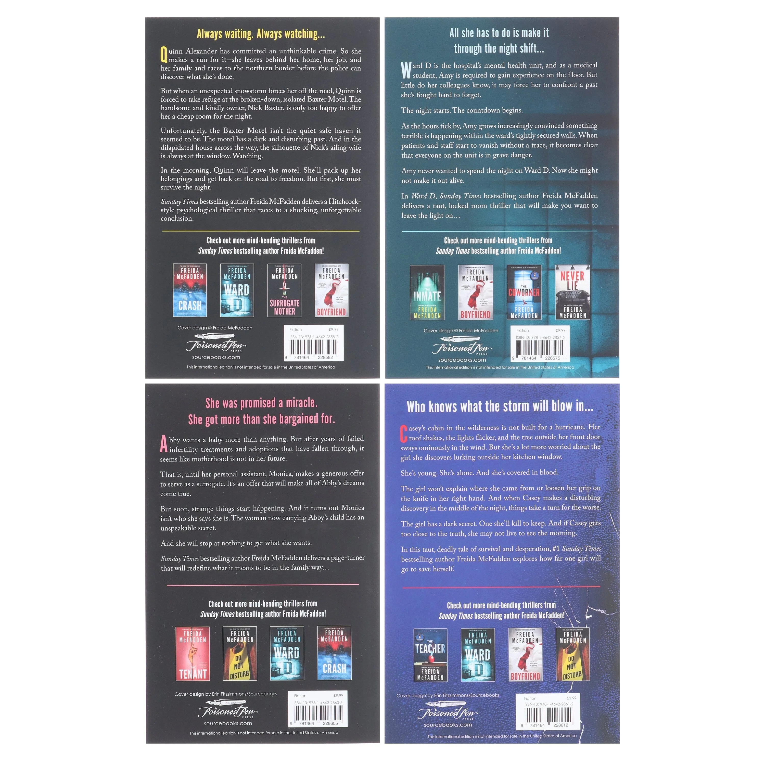 Freida McFadden Psychological Thriller Collection 4 Books Set - Fiction - Paperback - Image 3