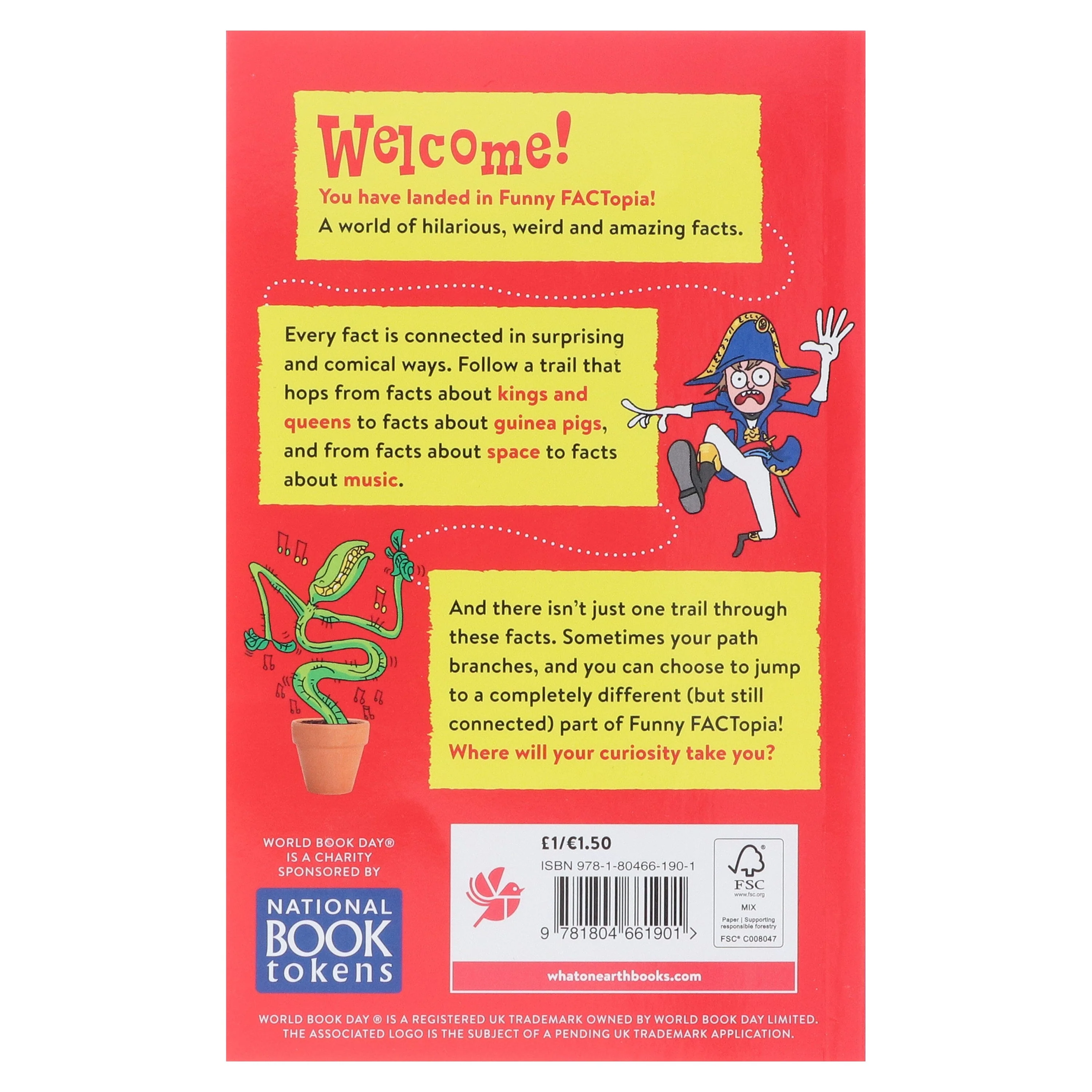 Funny FACTopia!: World Book Day 2026: Follow the Trail of 100 Wacky Facts by Christopher Lloyd - Ages 5+ - Paperback - Image 3