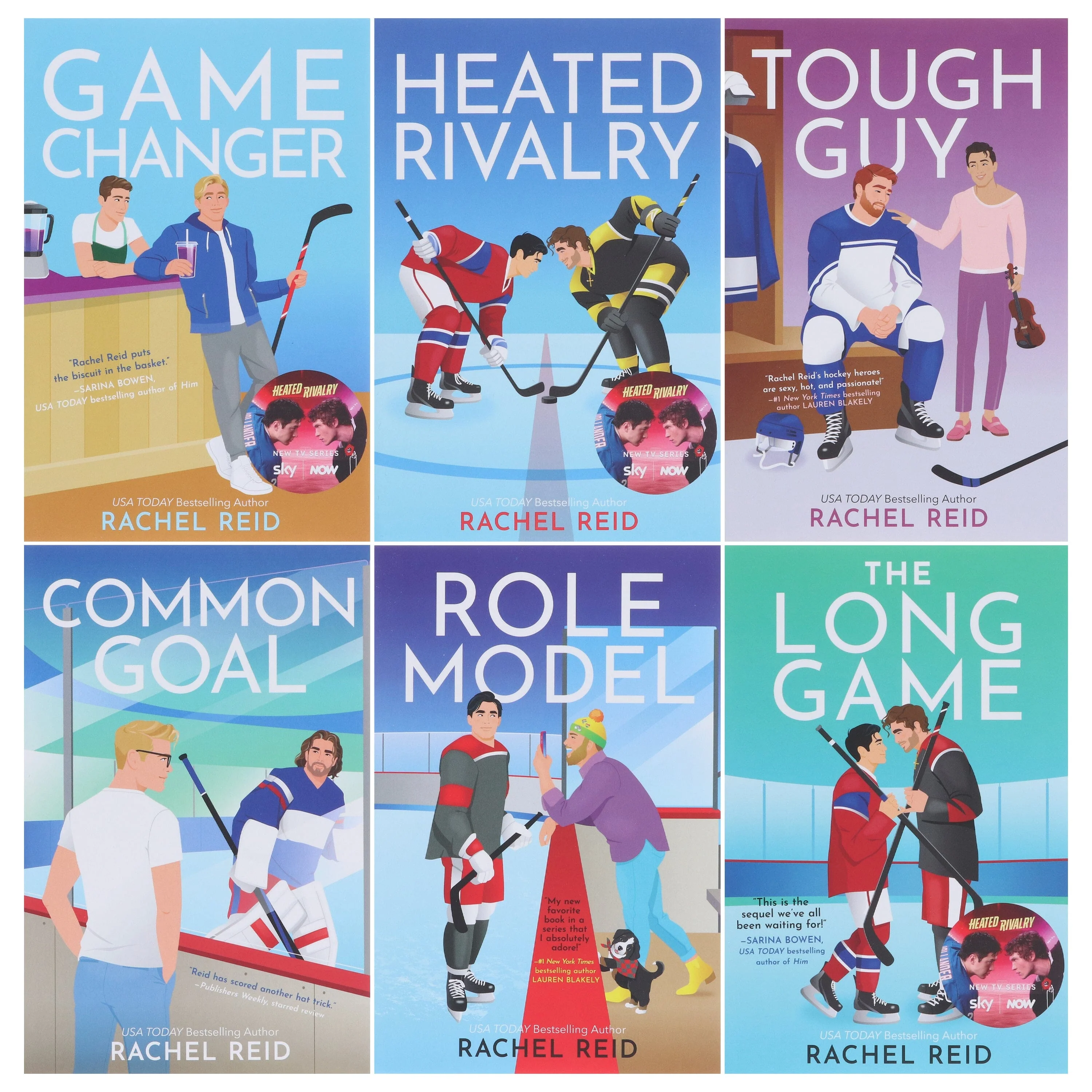 Heated Rivalry: Game Changers Series by Rachel Reid 6 Books Collection Set - Fiction - Paperback - Image 2