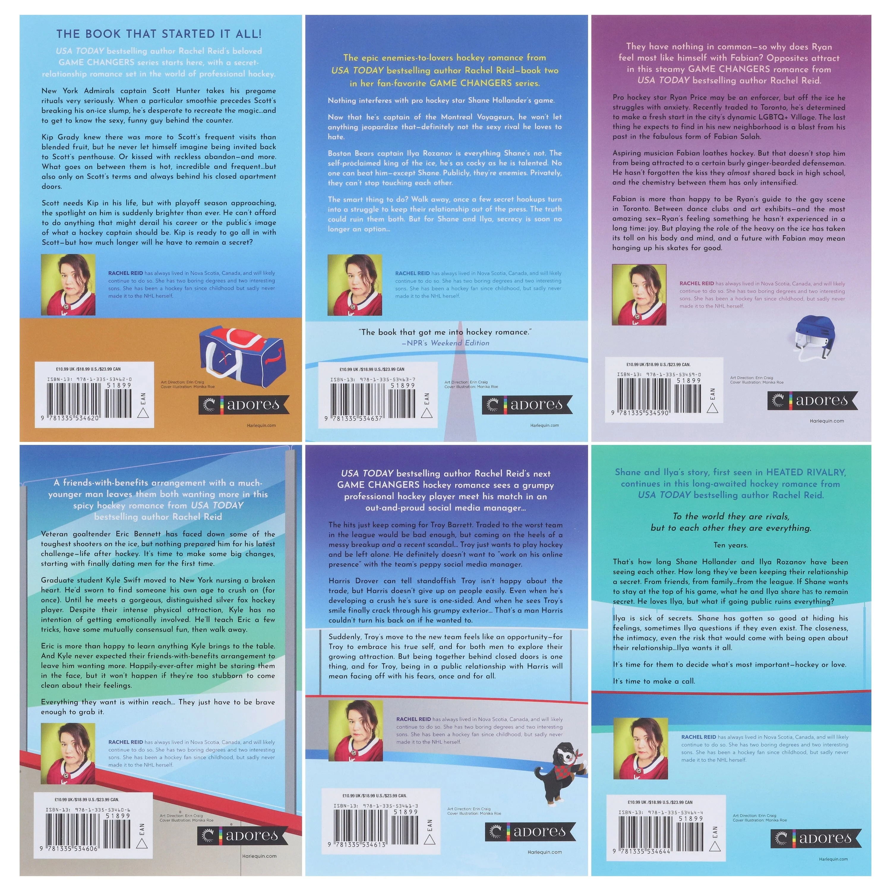 Heated Rivalry: Game Changers Series by Rachel Reid 6 Books Collection Set - Fiction - Paperback - Image 3