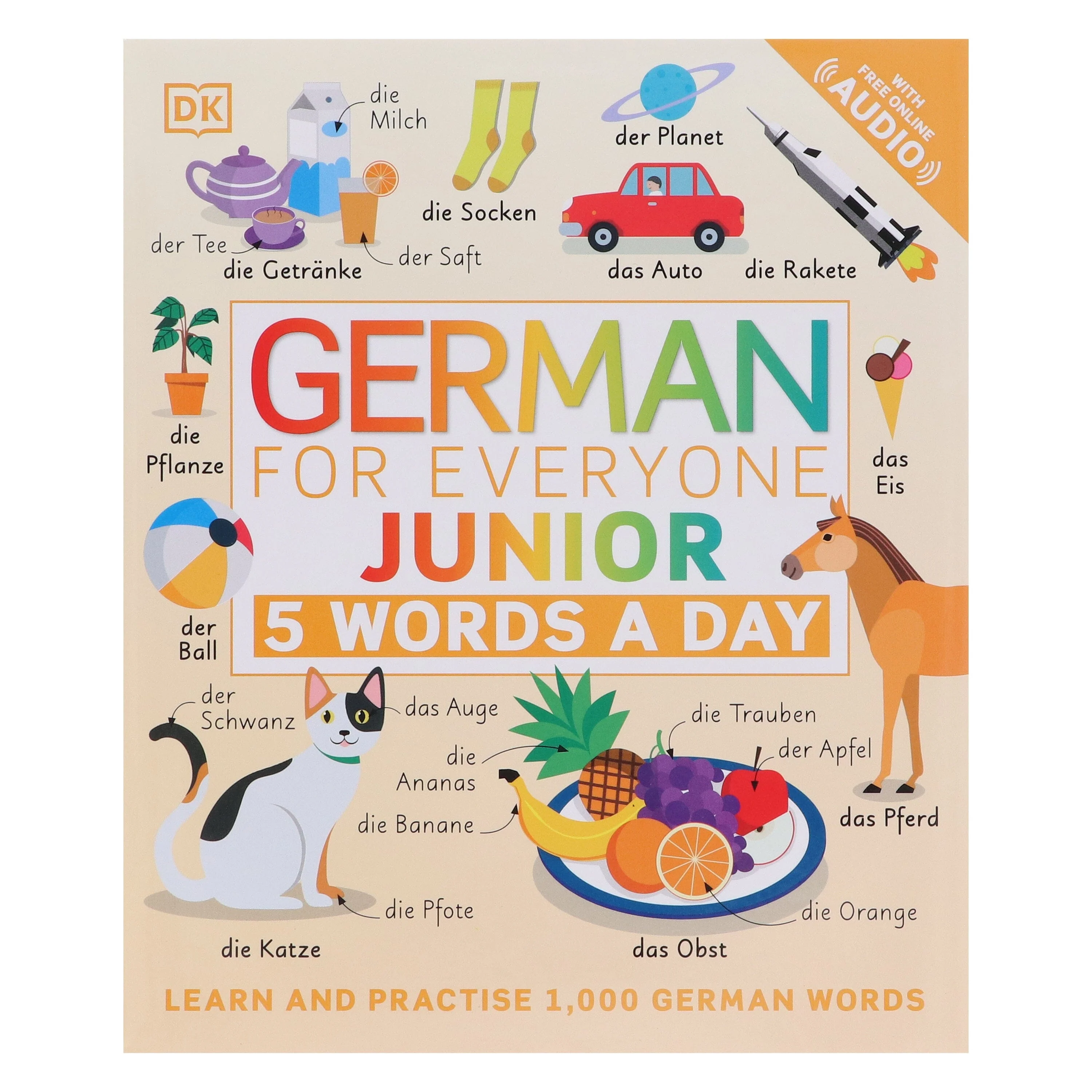 German for Everyone Junior 5 Words a Day: Learn and Practise 1,000 German Words - Ages 6-9 - Flexibound - Image 2