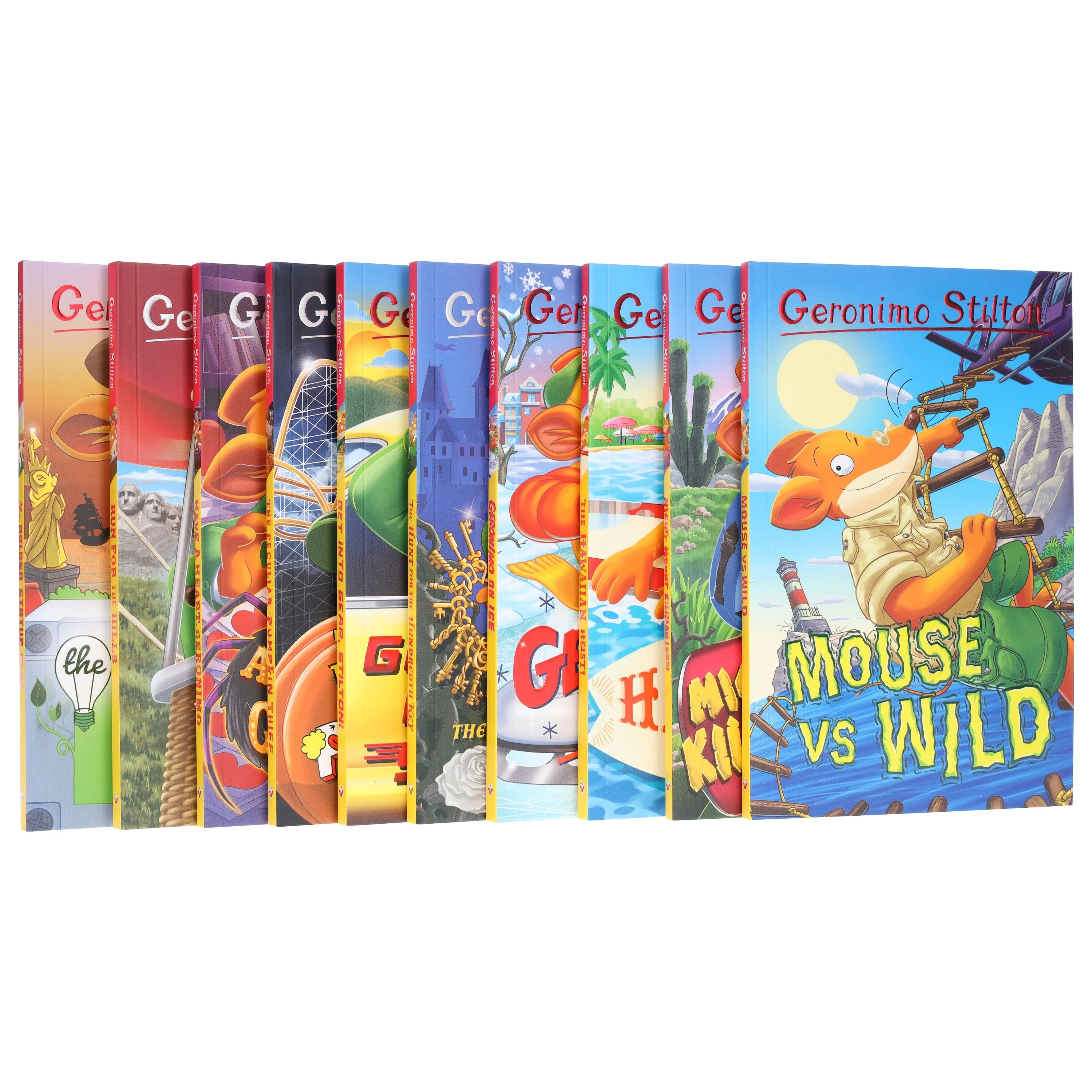Geronimo Stilton The Illustrated 10 Book Collection (Series 7) Box Set - Ages 5-8 - Paperback - Image 4
