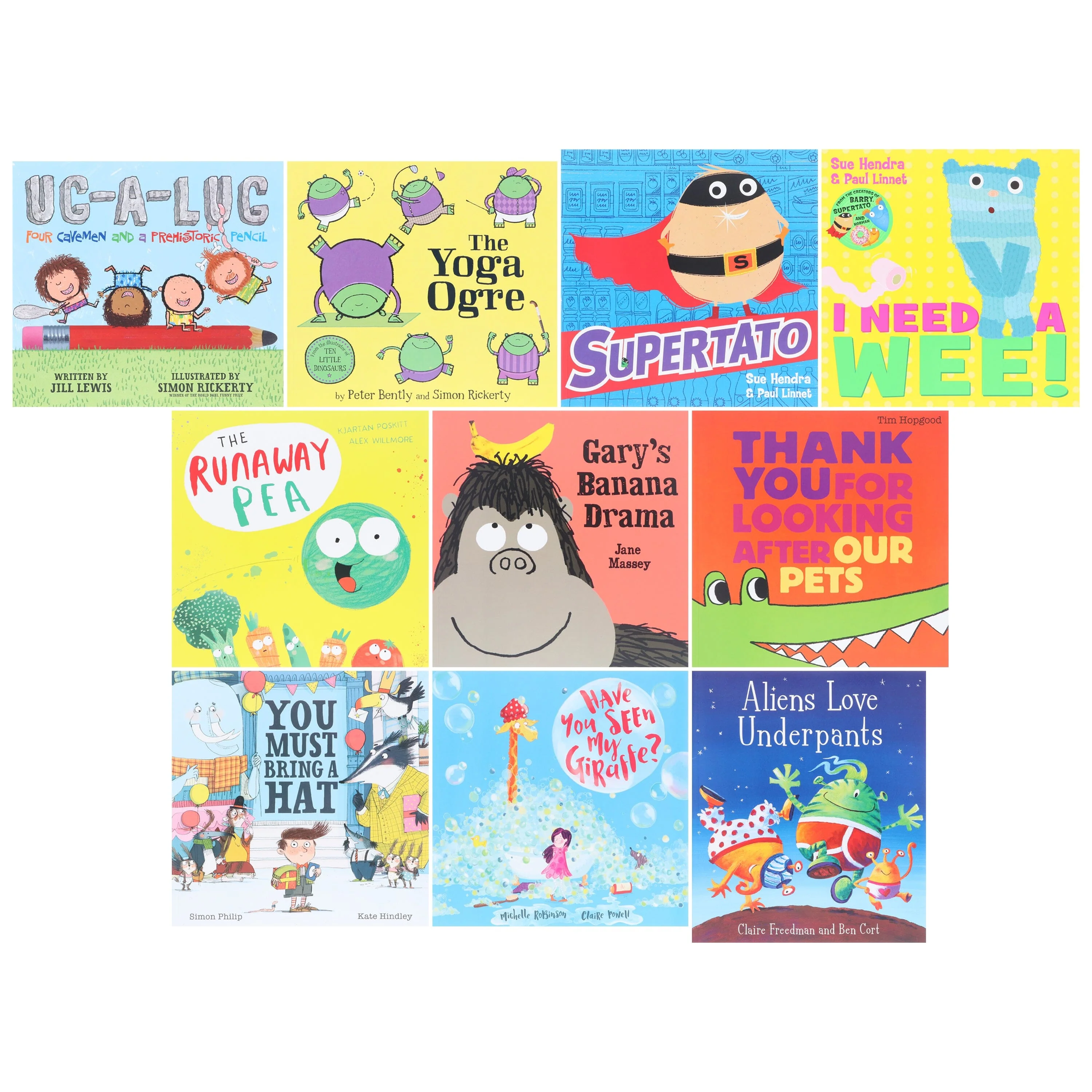 Giggles Galore Collection Illustrated 10 Picture Books Set - Ages 3+ - Paperback - Image 2