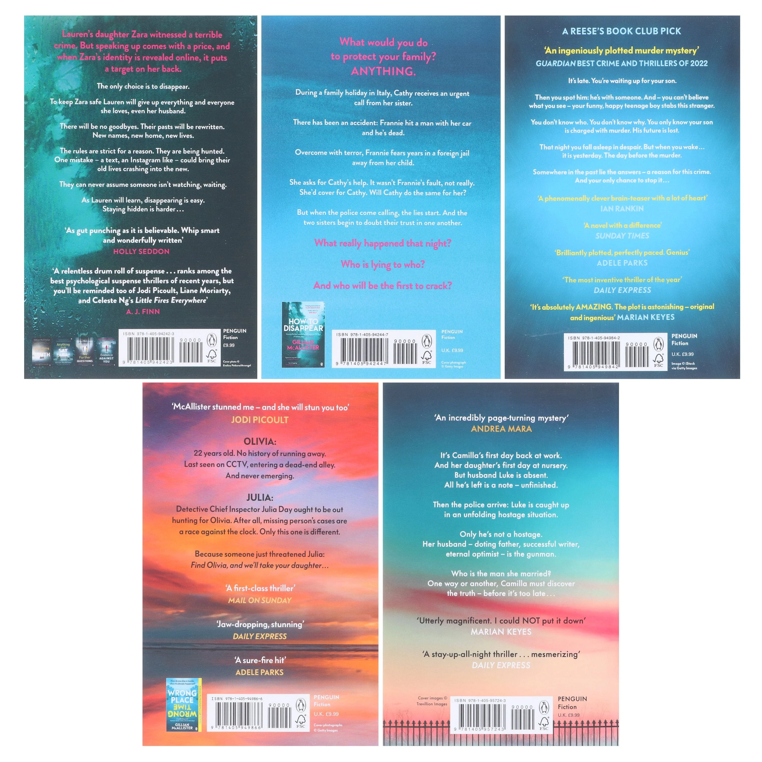 Gillian McAllister Collection 5 Books Set - Fiction - Paperback - Image 3