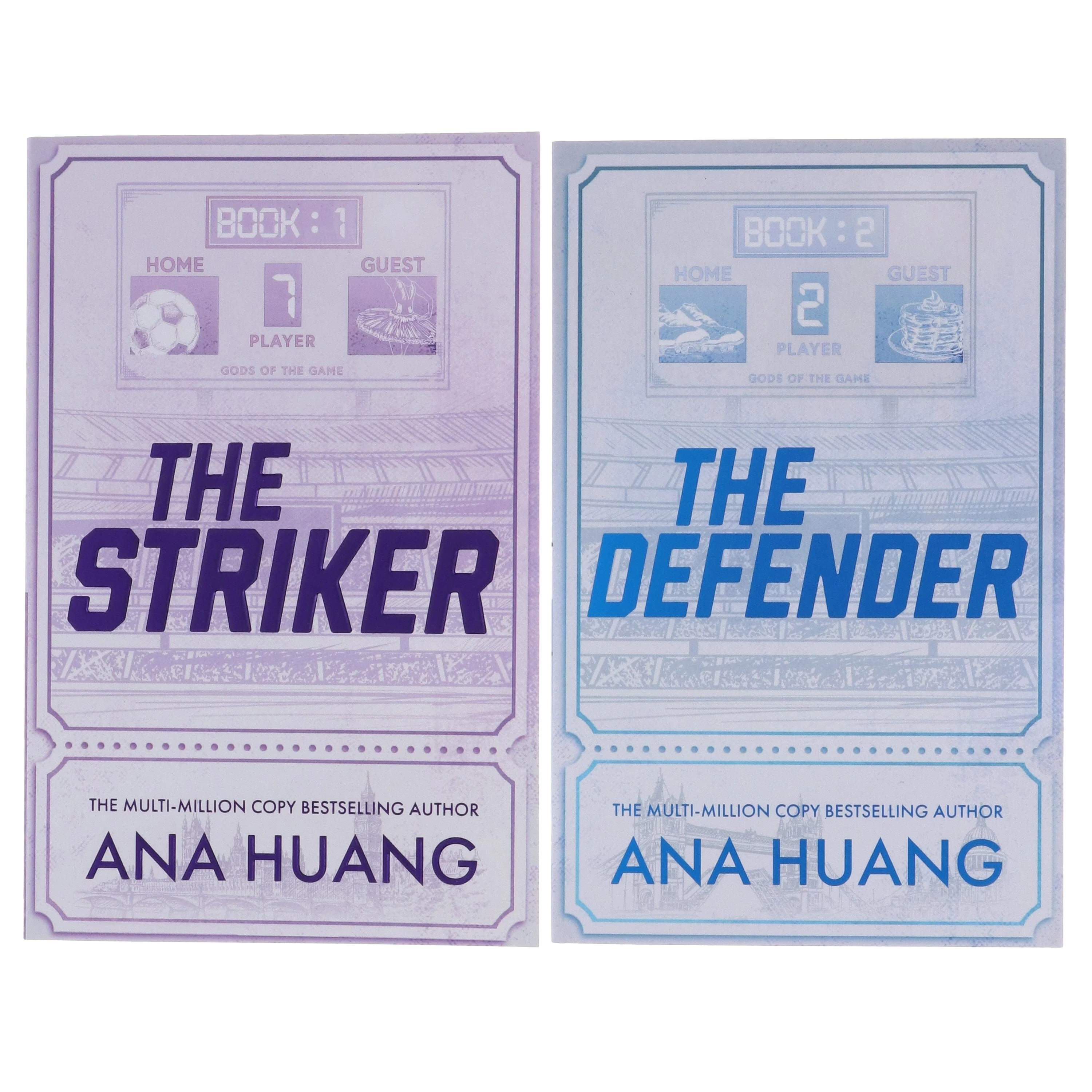 Gods of the Game Series (The Striker & The Defender) by Ana Huang 2 Books Collection Set - Fiction - Paperback - Image 2