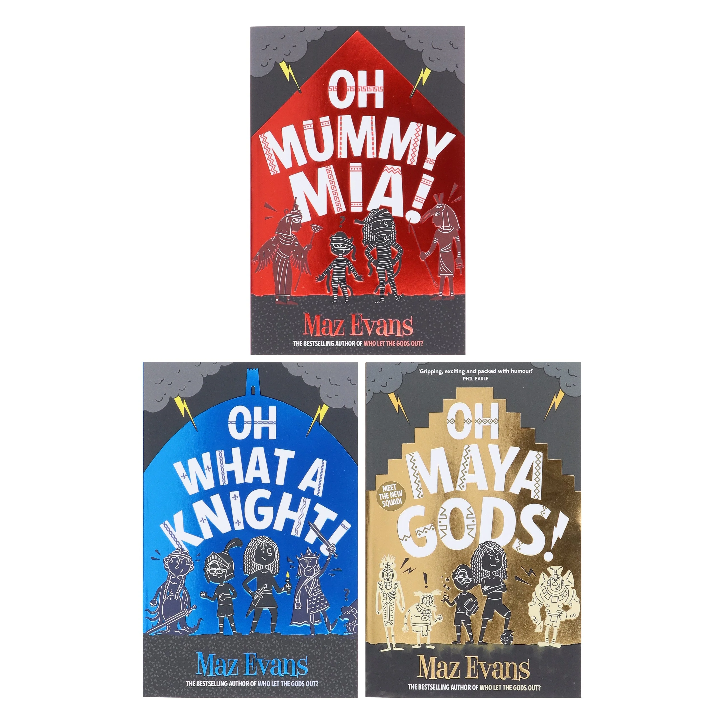 Gods Squad Series by Maz Evans 3 Books Collection Set - Ages 9-11 - Paperback - Image 2