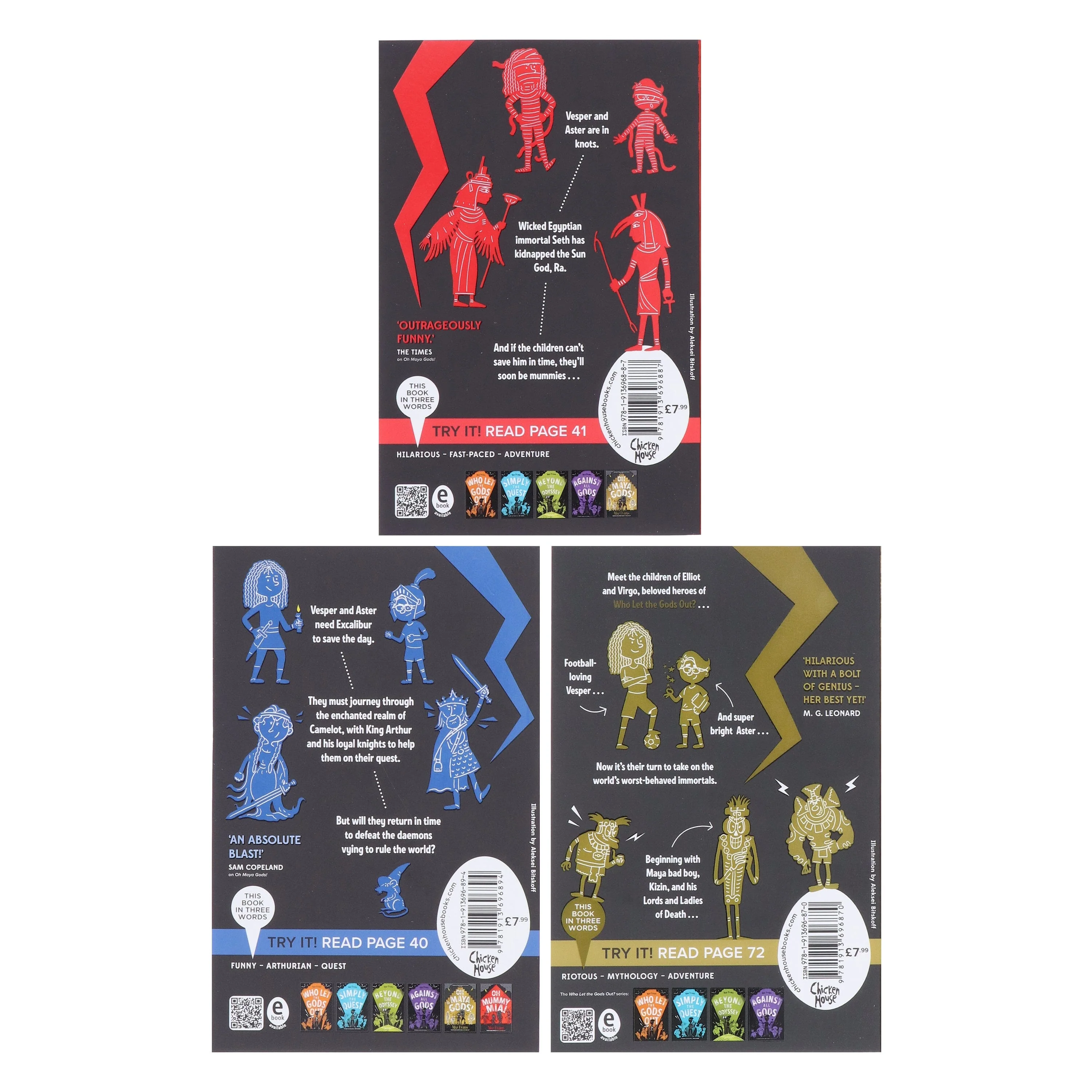 Gods Squad Series by Maz Evans 3 Books Collection Set - Ages 9-11 - Paperback - Image 3