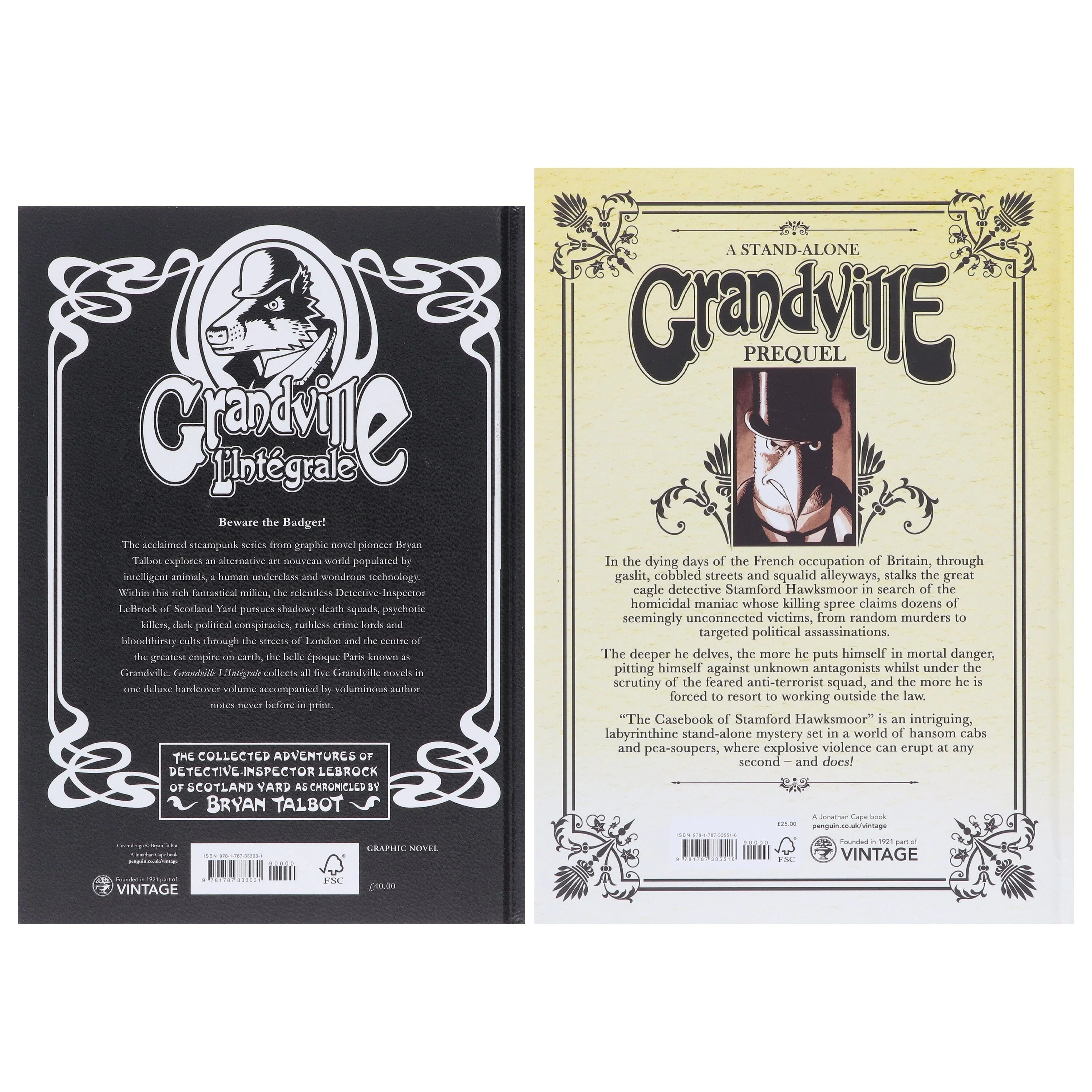 Grandville Series by Bryan Talbot 2 Graphic Novels Collection Set - Fiction - Hardback - Image 3