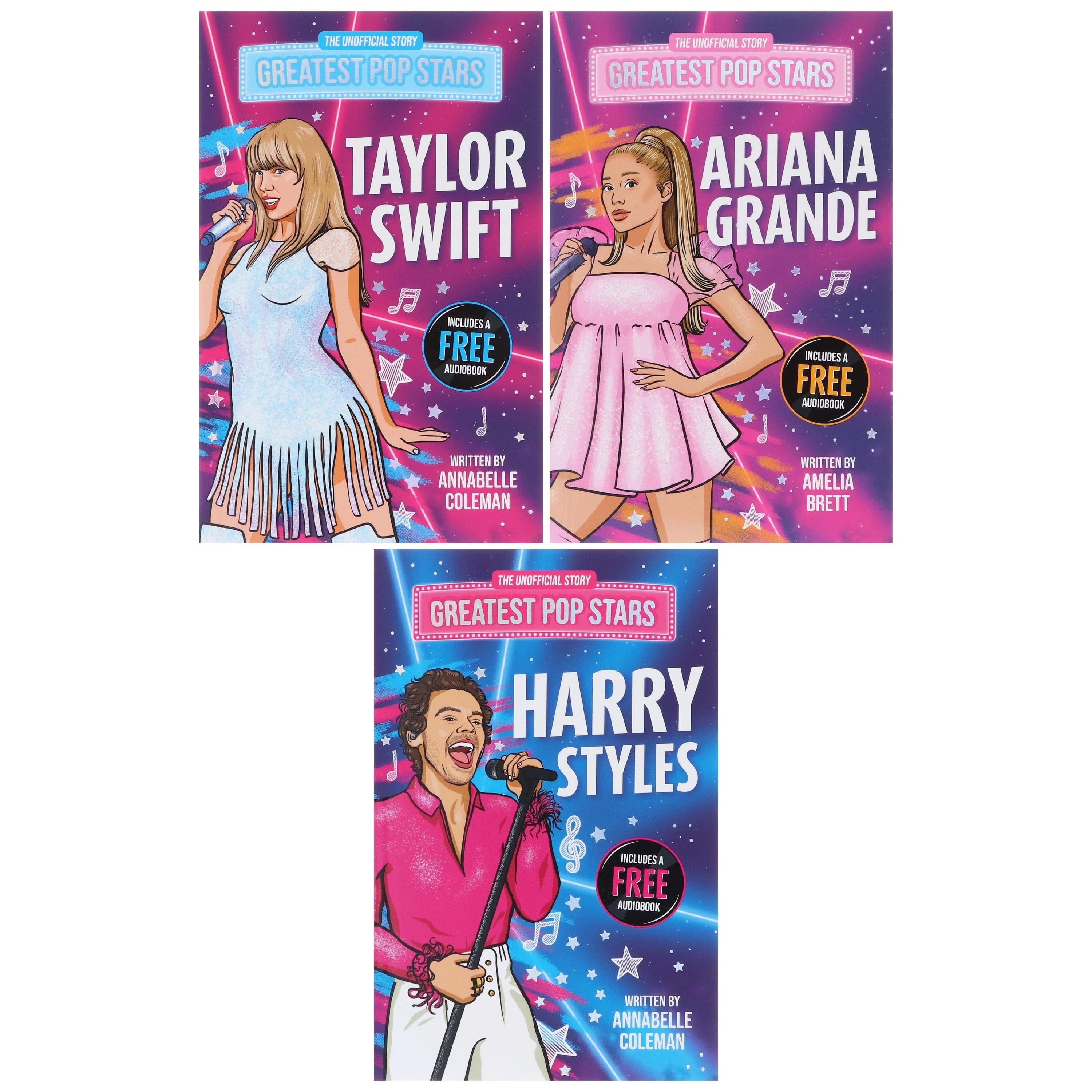 Greatest Pop Stars Series 3 Books Collection Set (Includes A Free Audiobook) - Ages 7-9 - Paperback - Image 2