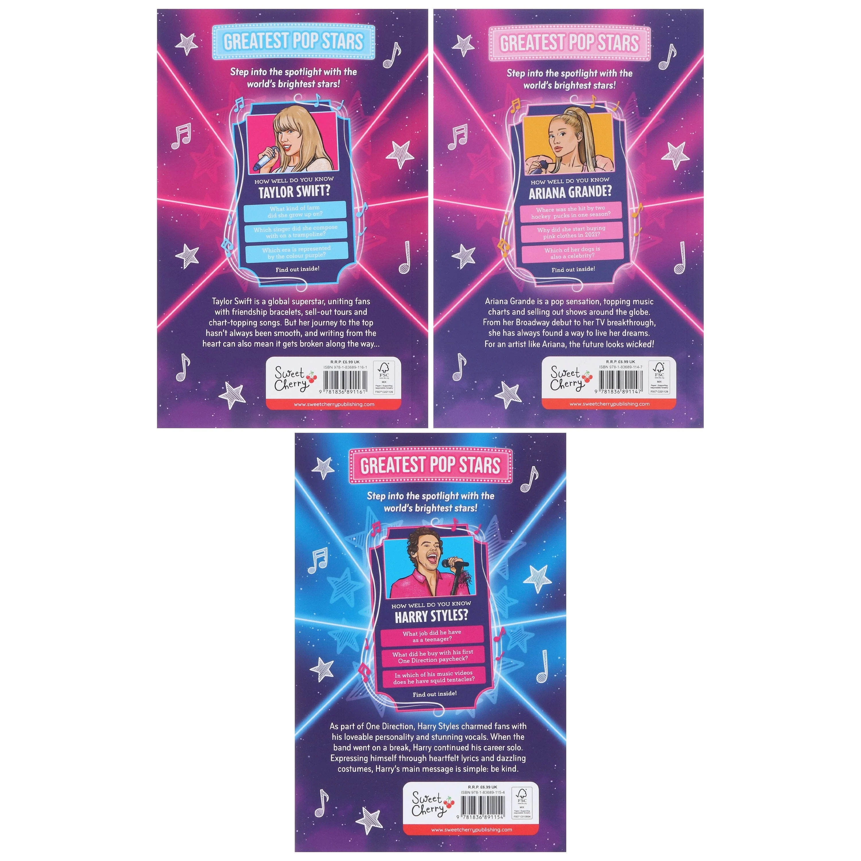 Greatest Pop Stars Series 3 Books Collection Set (Includes A Free Audiobook) - Ages 7-9 - Paperback - Image 3