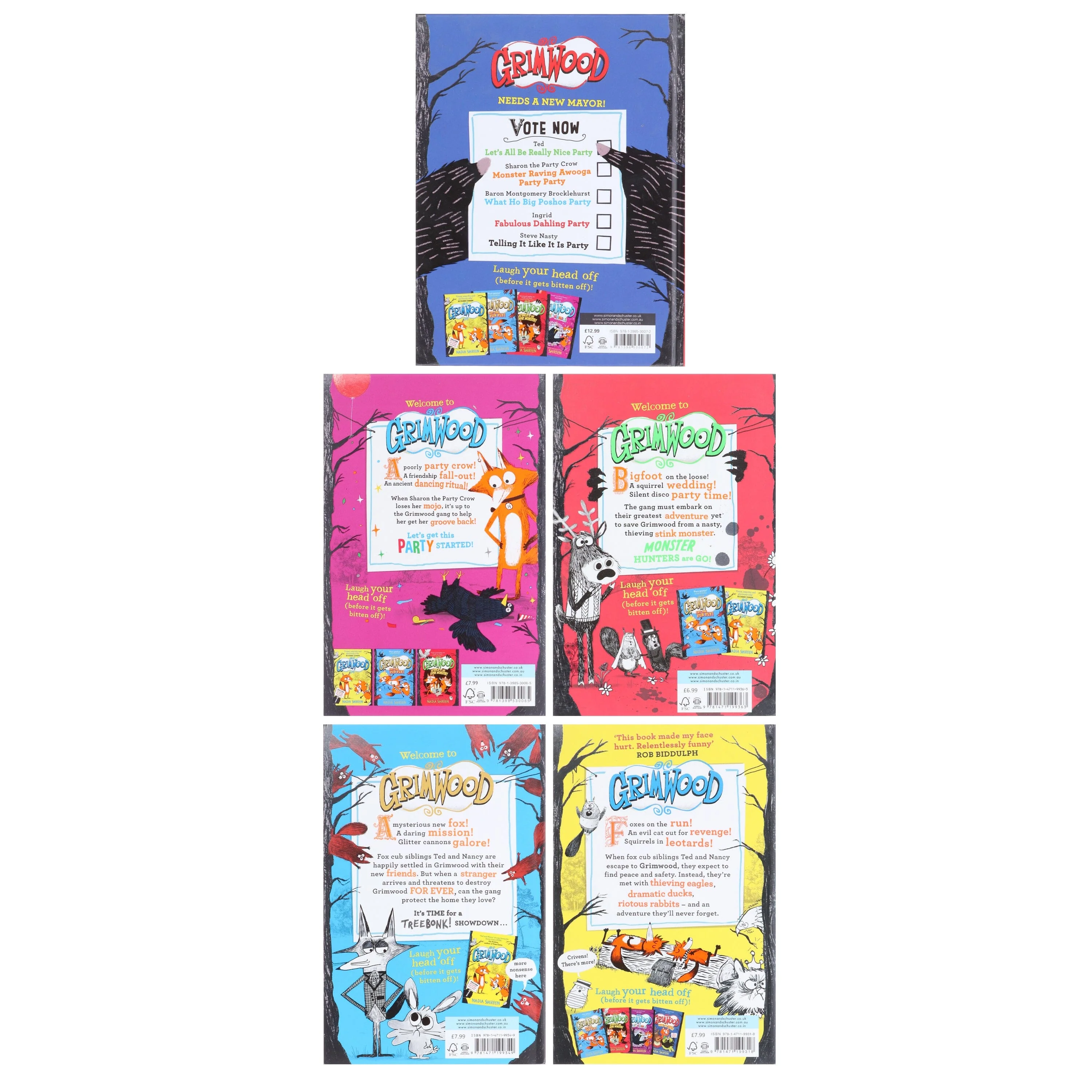 Grimwood Series by Nadia Shireen 5 Books Collection Set - Ages 6+ - Paperback - Image 3