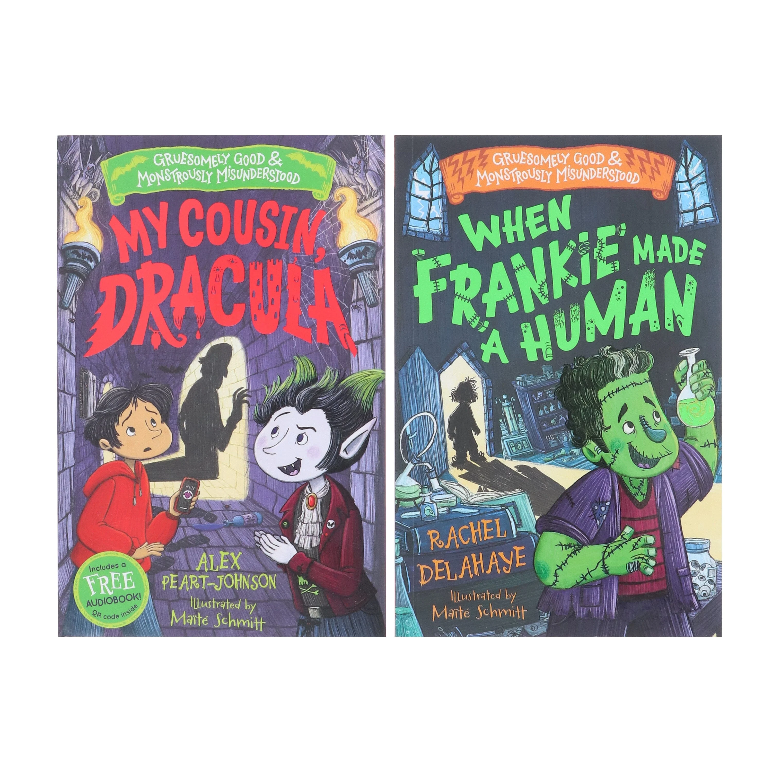 Gruesomely Good and Monstrously Misunderstood by Alex Peart-Johnson & Rachel Delahaye Illustrated 2 Books Collection Set - Ages 7-9 - Paperback - Image 2