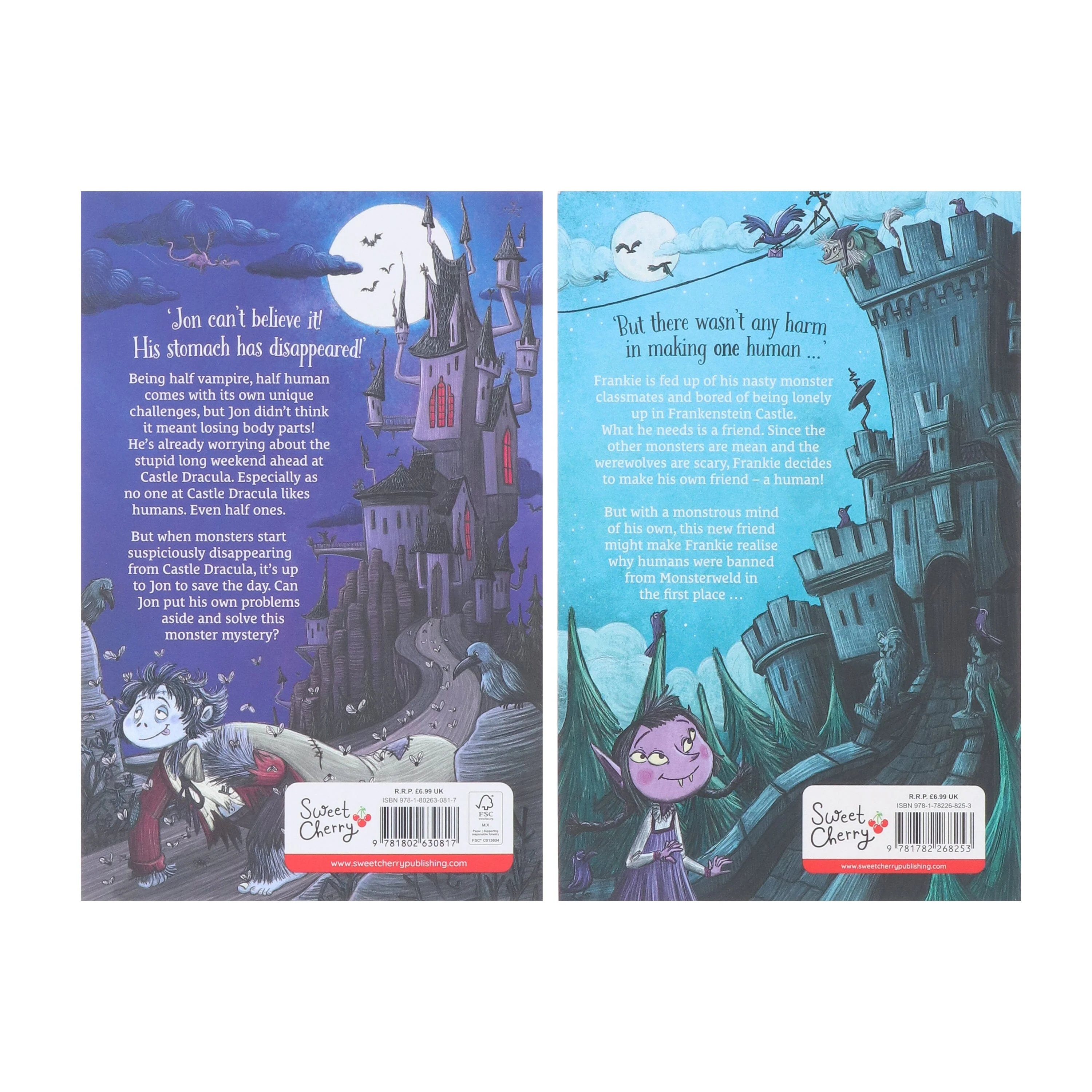 Gruesomely Good and Monstrously Misunderstood by Alex Peart-Johnson & Rachel Delahaye Illustrated 2 Books Collection Set - Ages 7-9 - Paperback - Image 3