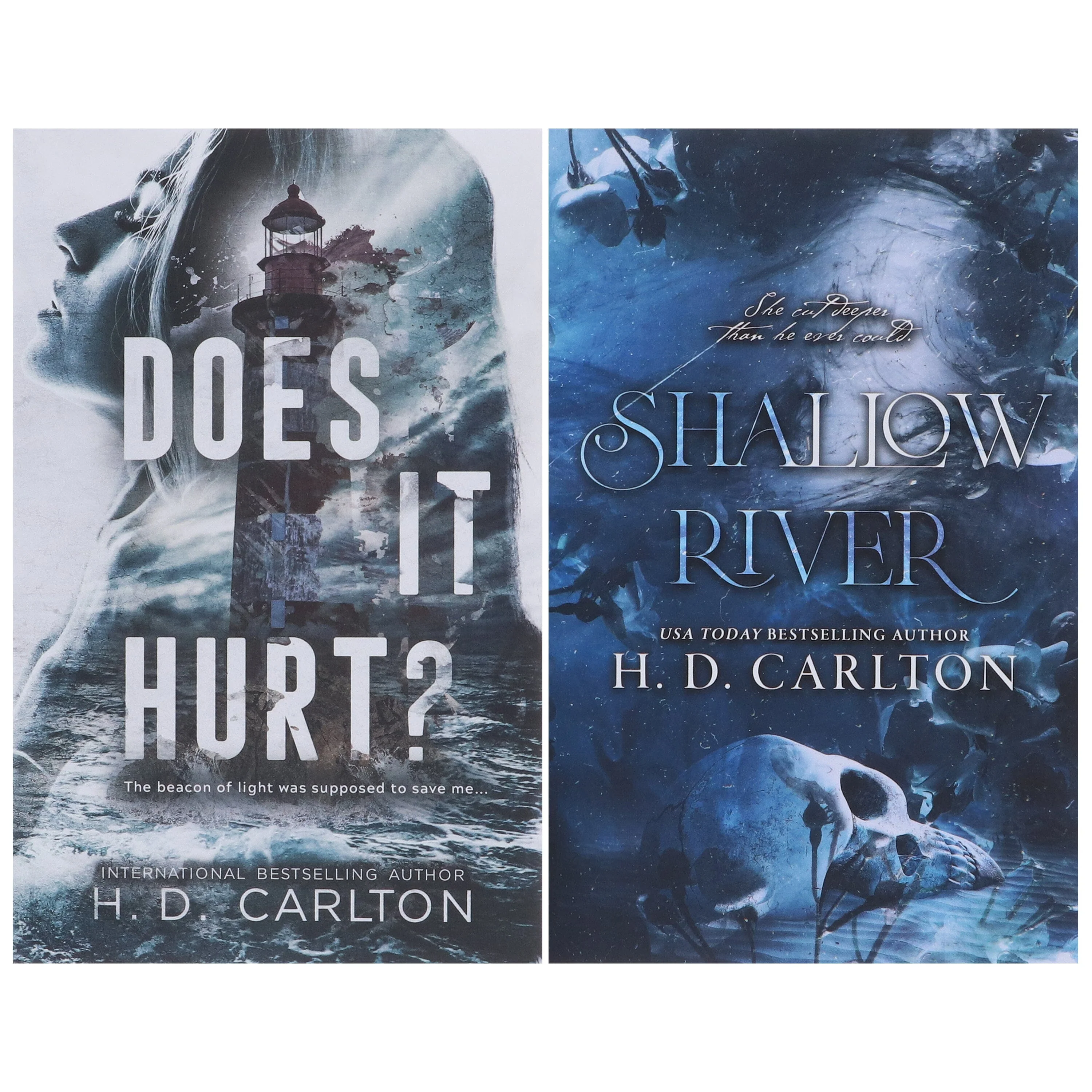 H. D. Carlton Collection (Does It Hurt? & Shallow River) 2 Books Set - Fiction - Paperback - Image 2