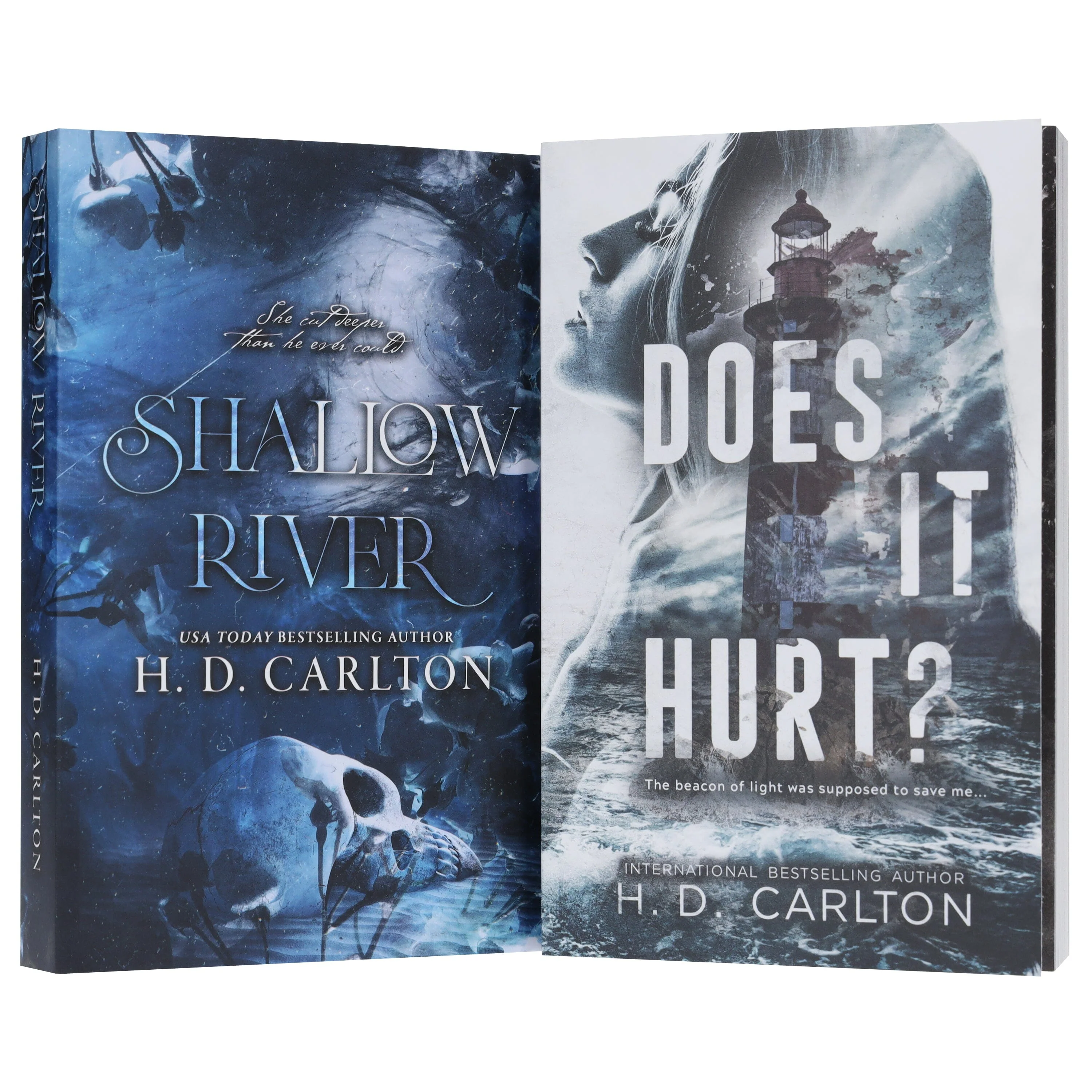 H. D. Carlton Collection (Does It Hurt? & Shallow River) 2 Books Set - Fiction - Paperback - Image 4