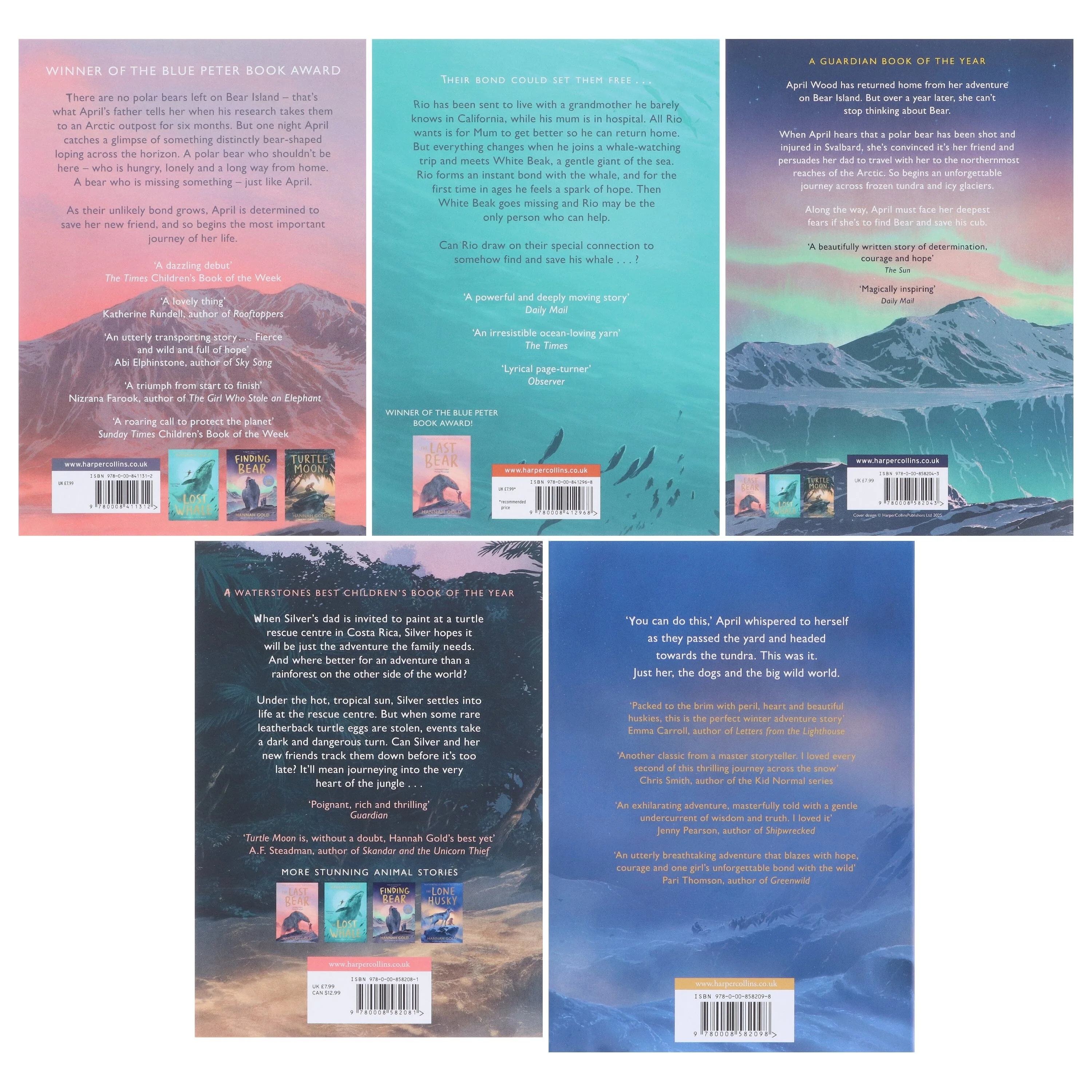 Hannah Gold Colllection Illustrated 5 Books Set - Ages 8+ - Paperback/Hardback - Image 3