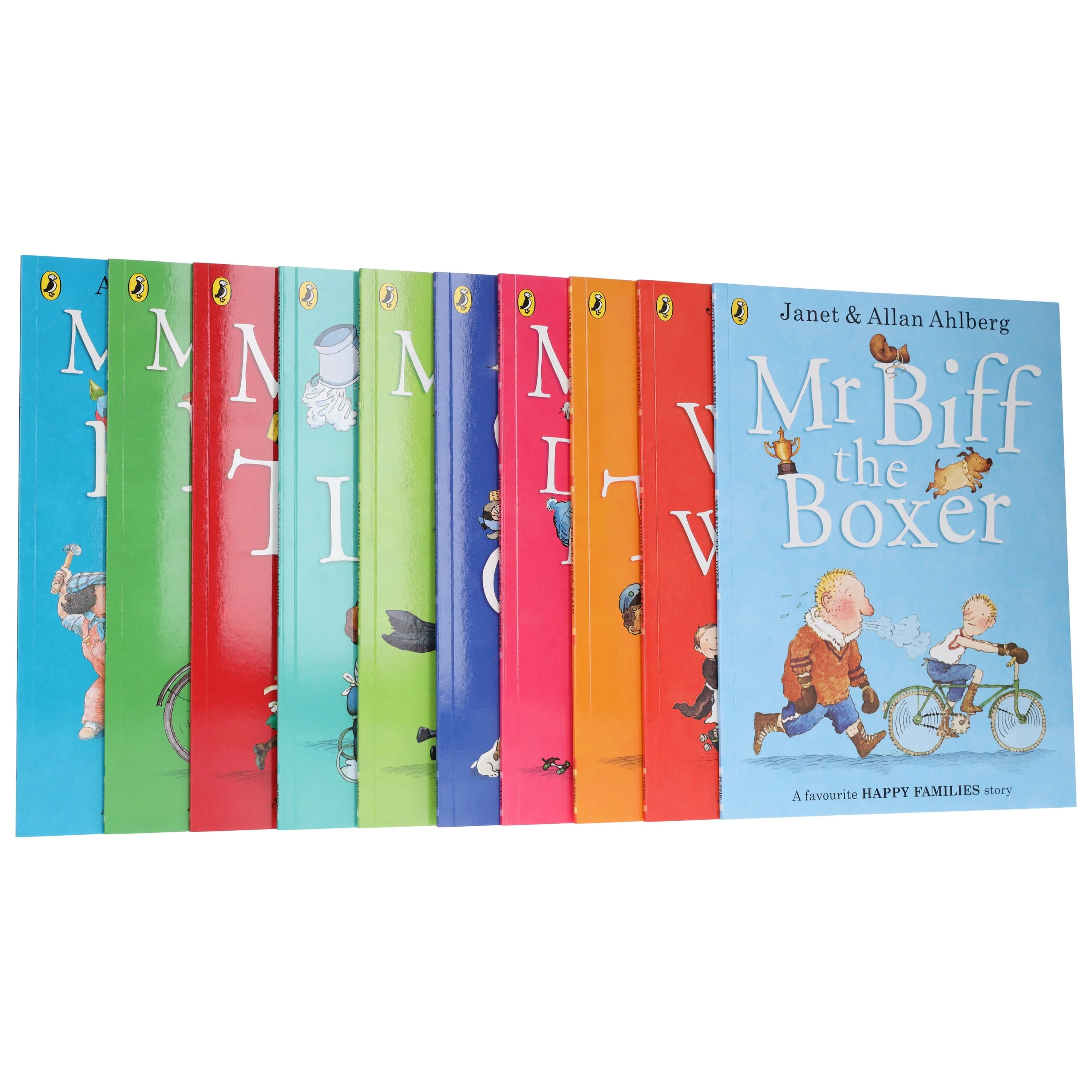 Happy Families Series by Allan Ahlberg & Others Illustrated 10 Books Collection Set - Ages 5-7 - Paperback - Image 4