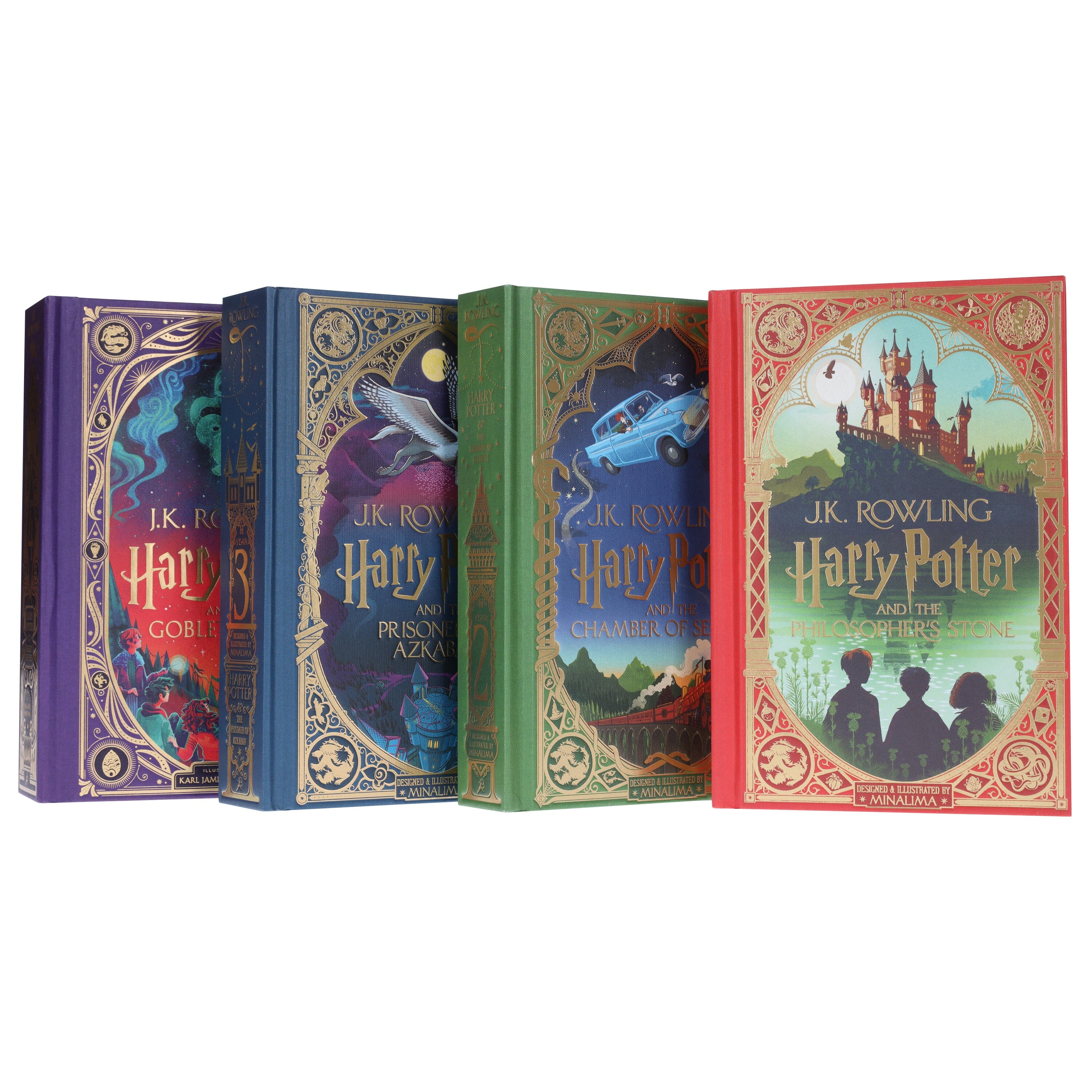 Harry Potter MinaLima & Interactive Collectors Edition (Volume 1-4) by J.K. Rowling: 4 Books Collection Set – Ages 9+ – Hardback - Image 4