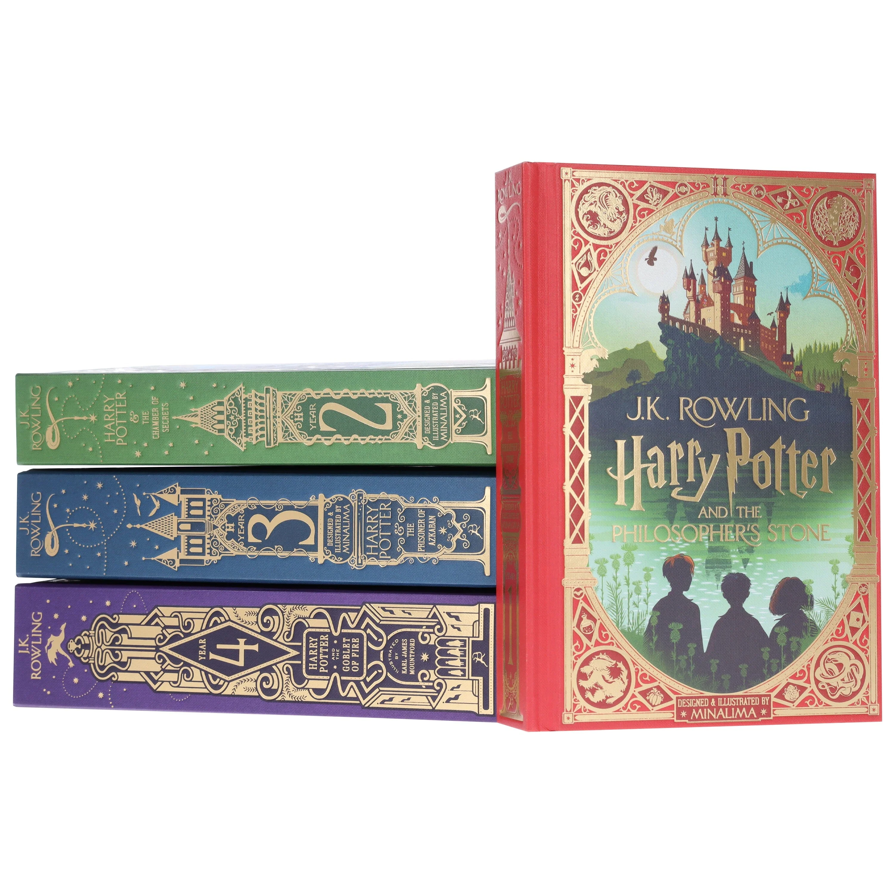 Harry Potter MinaLima & Interactive Collectors Edition (Volume 1-4) by J.K. Rowling: 4 Books Collection Set – Ages 9+ – Hardback - Image 5