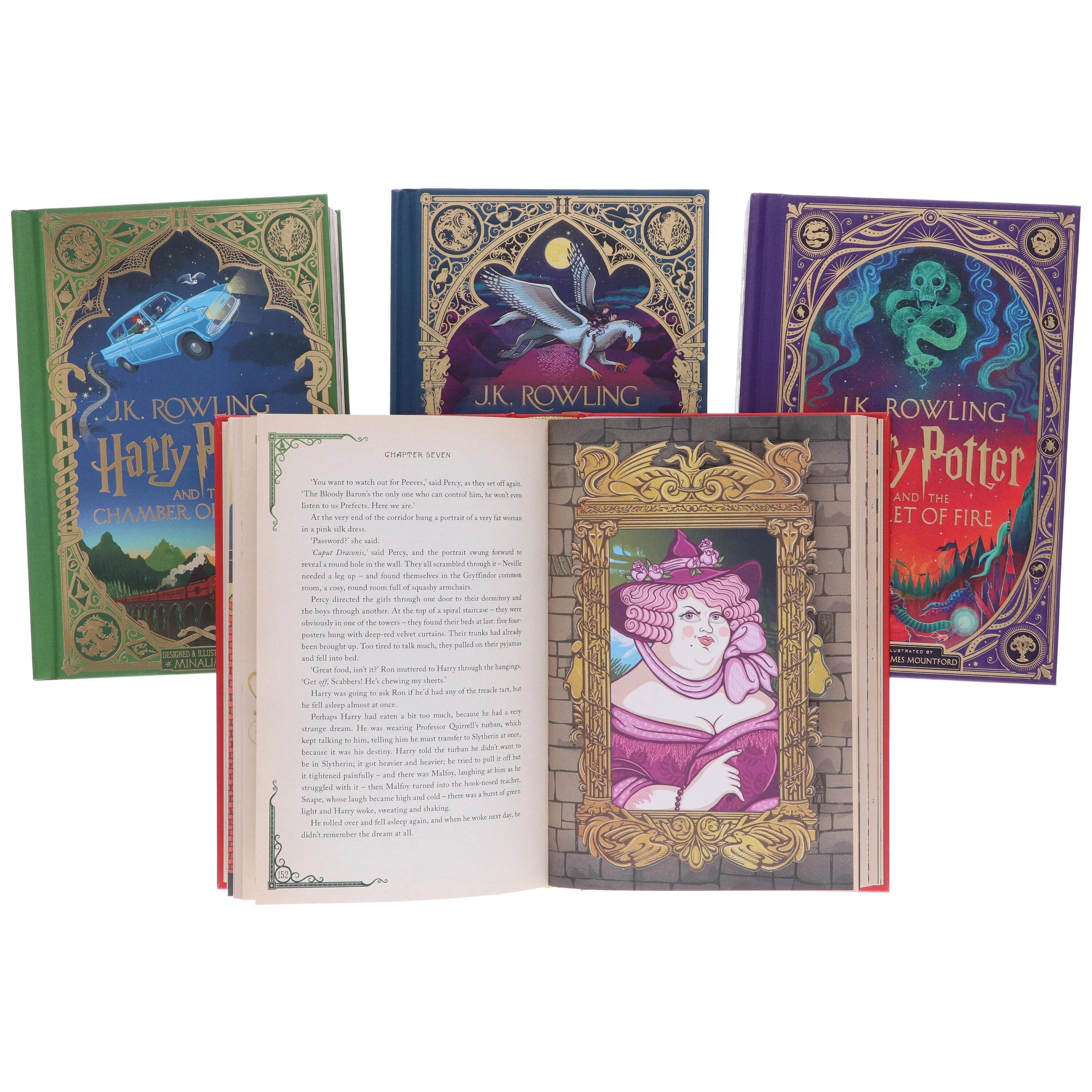 Harry Potter MinaLima & Interactive Collectors Edition (Volume 1-4) by J.K. Rowling: 4 Books Collection Set – Ages 9+ – Hardback - Image 8