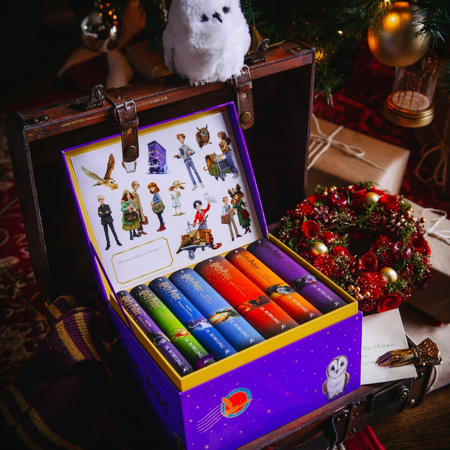 Harry Potter Magical Owl Post Box Set by J.K. Rowling: Complete 7 Books Children’s Collection With Fun Character Stickers! - Ages 9-11 - Hardback - Image 10