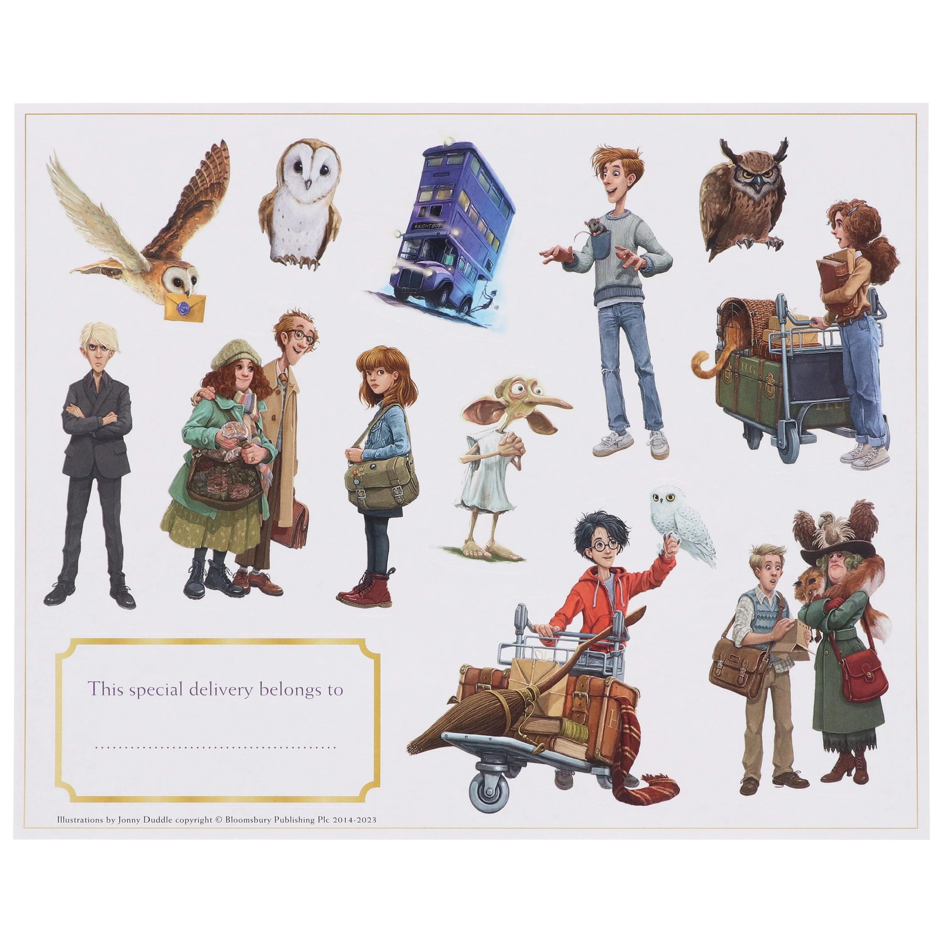 Harry Potter Magical Owl Post Box Set by J.K. Rowling: Complete 7 Books Children’s Collection With Fun Character Stickers! - Ages 9-11 - Hardback - Image 14