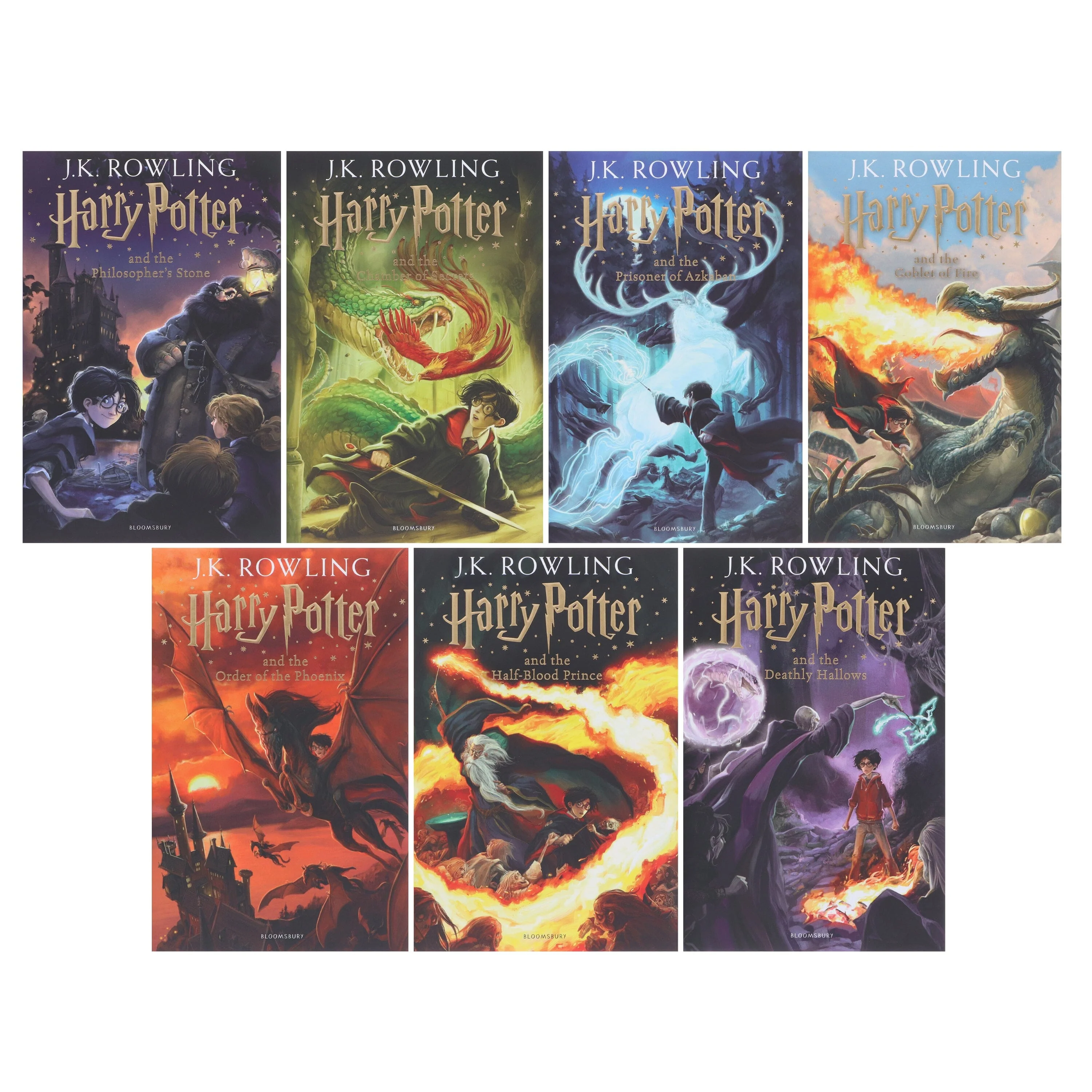 Harry Potter Magical Owl Post Box Set by J.K. Rowling: Complete 7 Books Children’s Collection With Fun Character Stickers! - Ages 9-11 - Hardback - Image 3