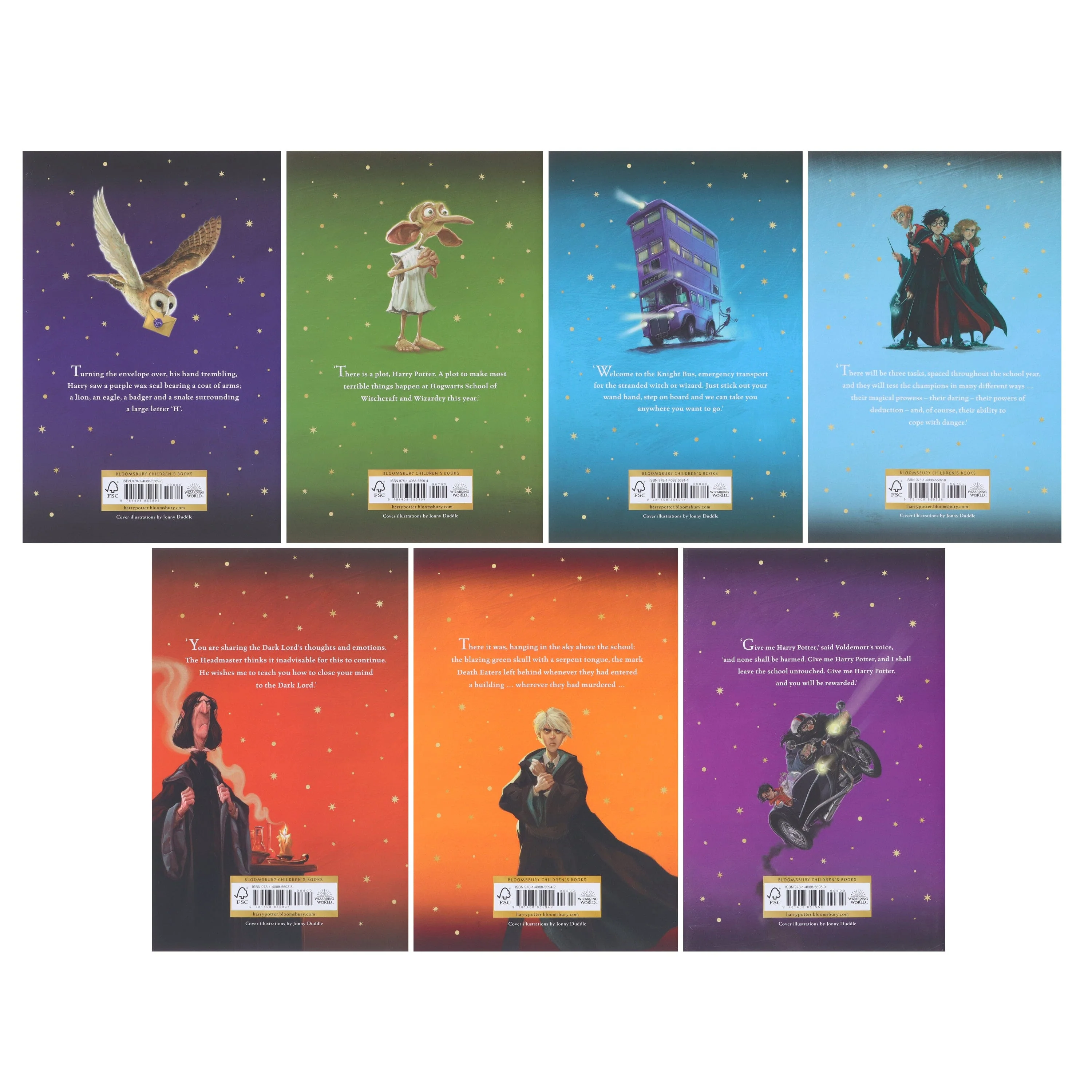 Harry Potter Magical Owl Post Box Set by J.K. Rowling: Complete 7 Books Children’s Collection With Fun Character Stickers! - Ages 9-11 - Hardback - Image 4