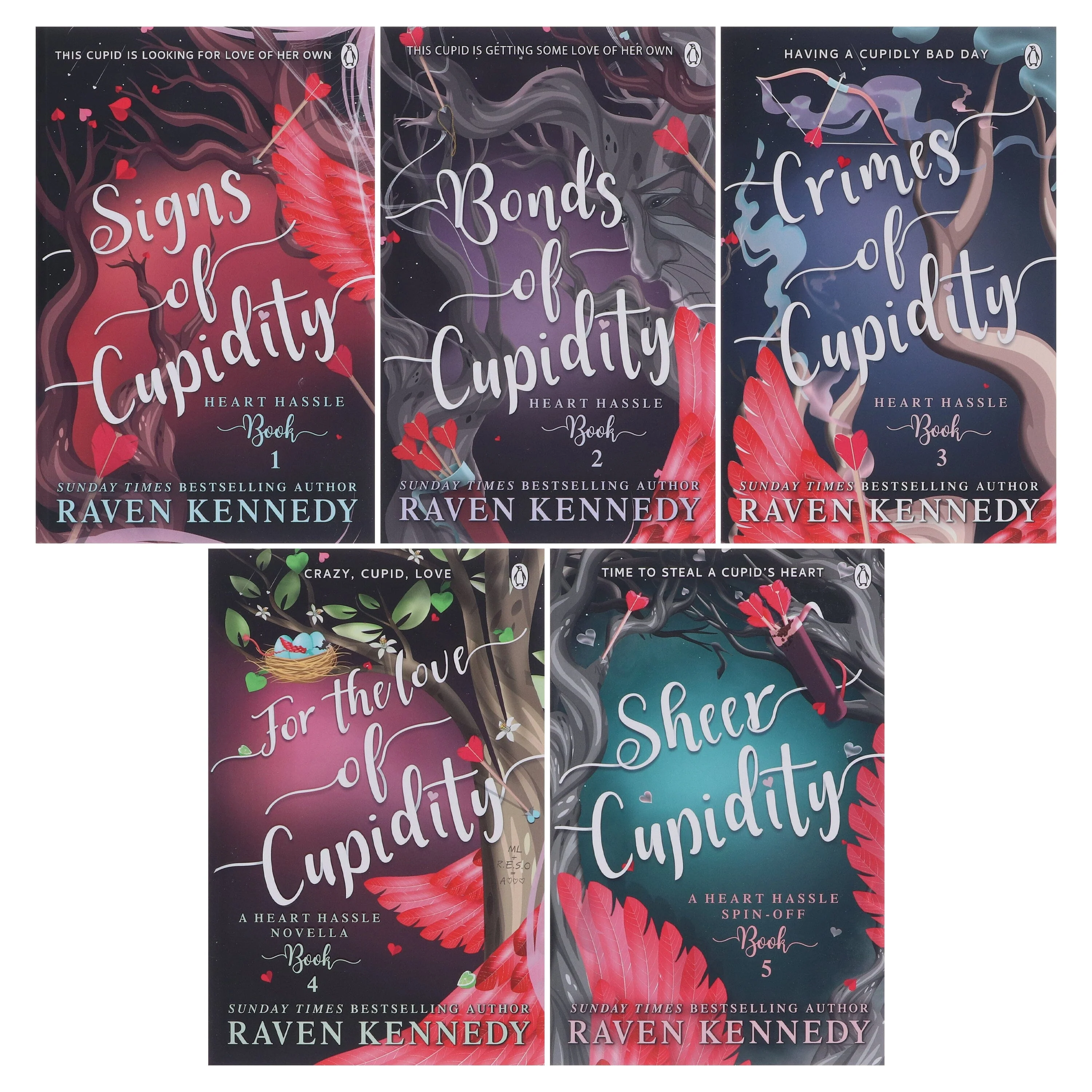Heart Hassle Series by Raven Kennedy 5 Books Collection Set - Fiction - Paperback - Image 2