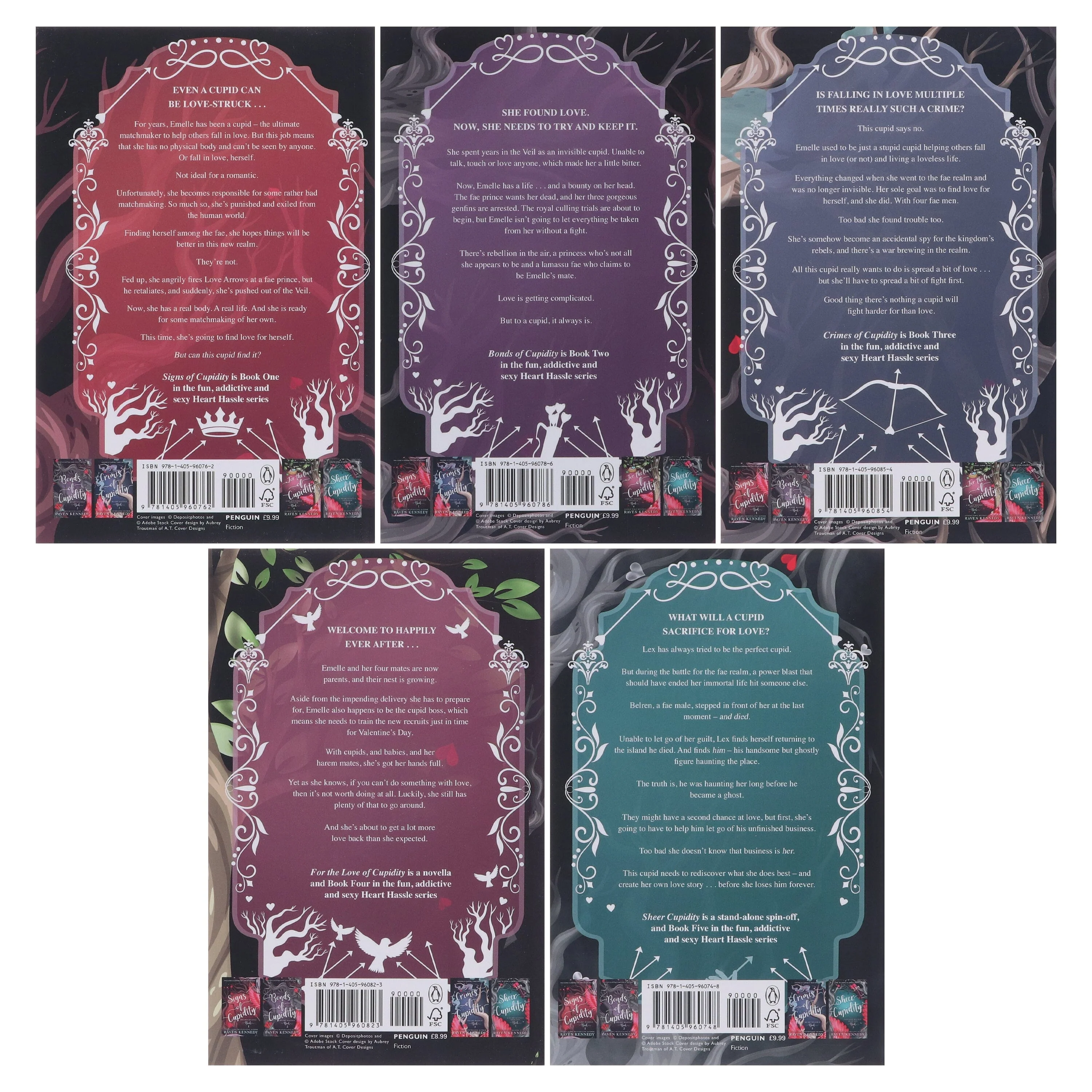 Heart Hassle Series by Raven Kennedy 5 Books Collection Set - Fiction - Paperback - Image 3