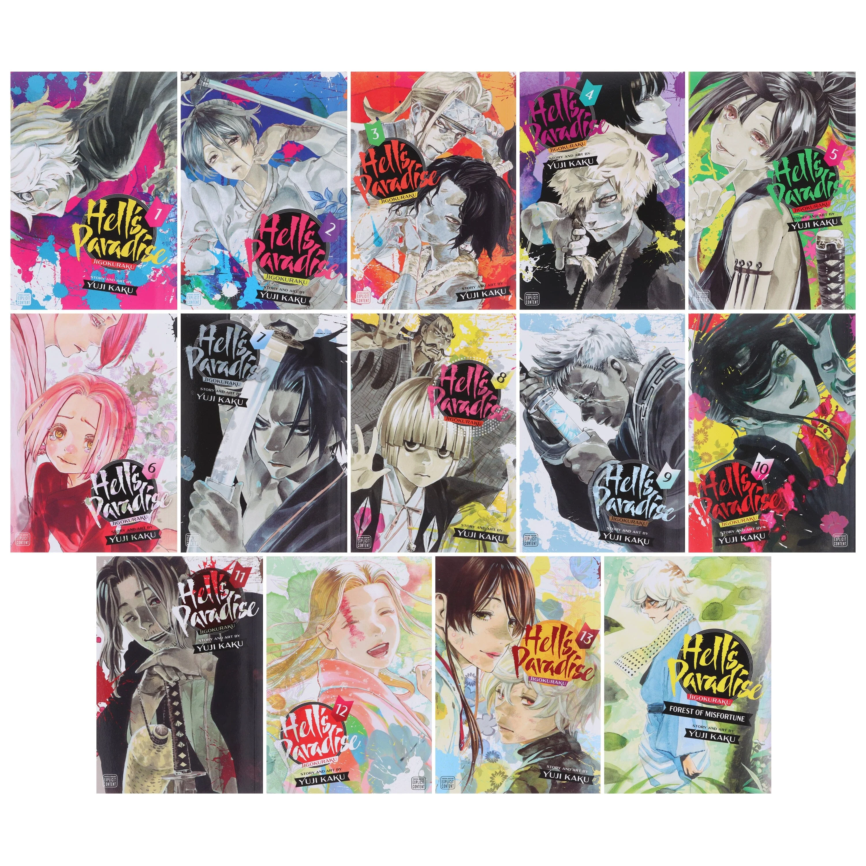 Hell's Paradise: Jigokuraku Volumes 1-13 Complete Collection Box Set by Yuji Kaku - Manga - Paperback - Image 4
