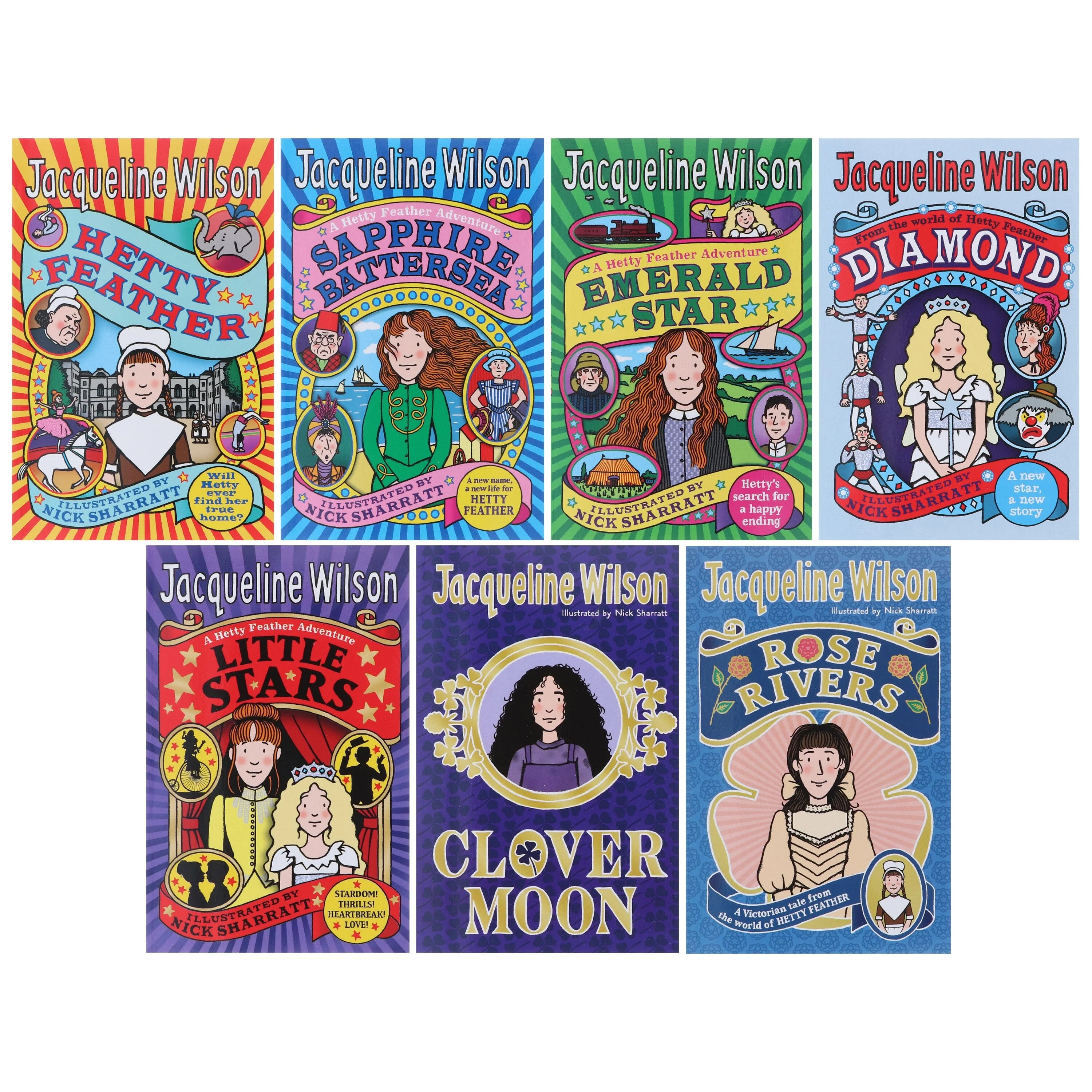 Hetty Feather Series by Jacqueline Wilson Illustrated 7 Books Collection Set - Ages 9-11 - Paperback - Image 2