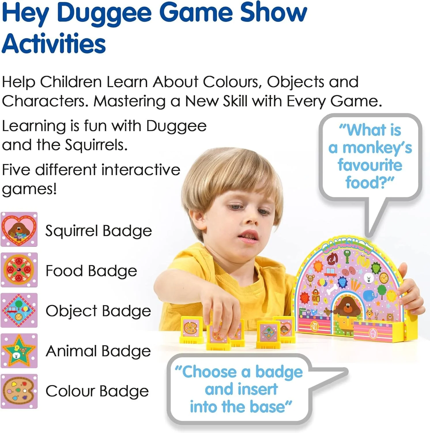 Hey Duggee's Game Show Toy For Kids: 5 Interactive Game Keys - Ages 3+ - Educational Toy - Image 3