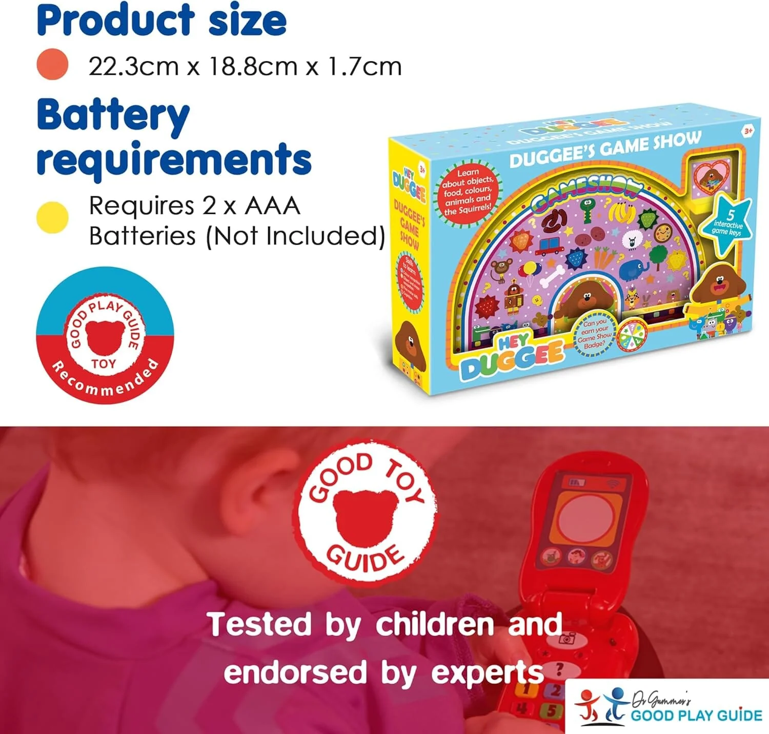 Hey Duggee's Game Show Toy For Kids: 5 Interactive Game Keys - Ages 3+ - Educational Toy - Image 6
