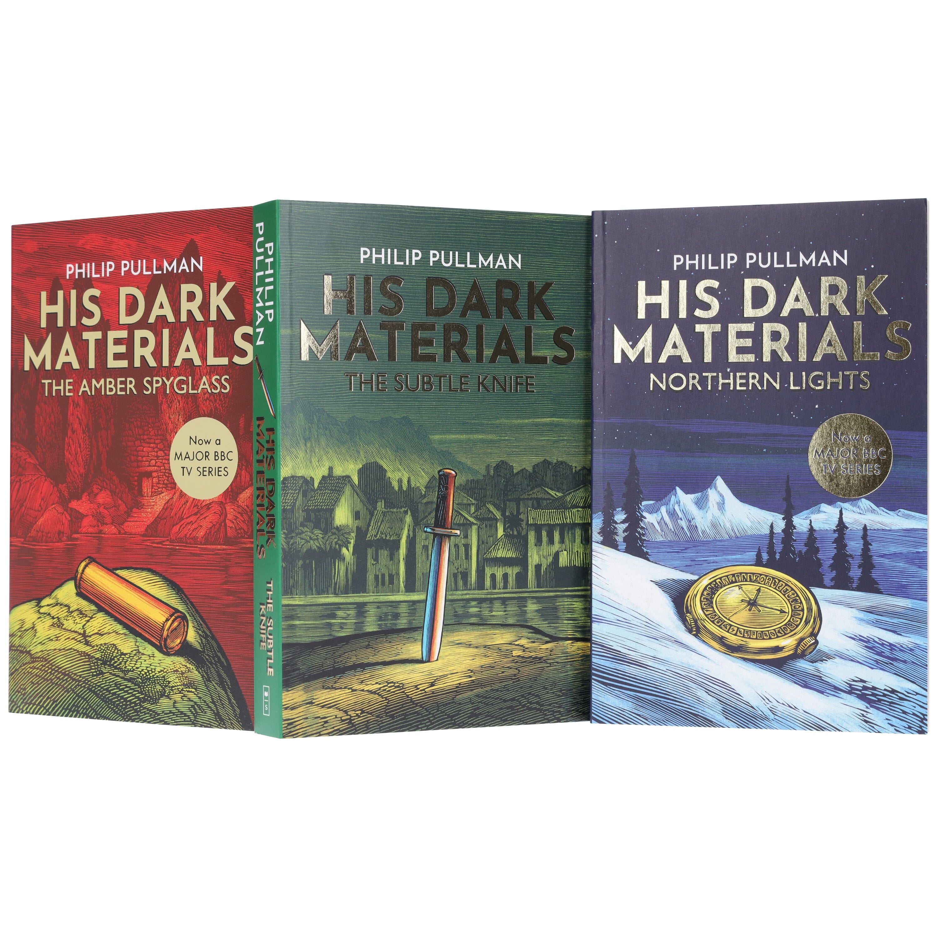 His Dark Materials trilogy by Philip Pullman (Northern Lights, Subtle Knife & Amber Spyglass) 3 Books Collection Box Set - Ages 11+ - Paperback - Image 4