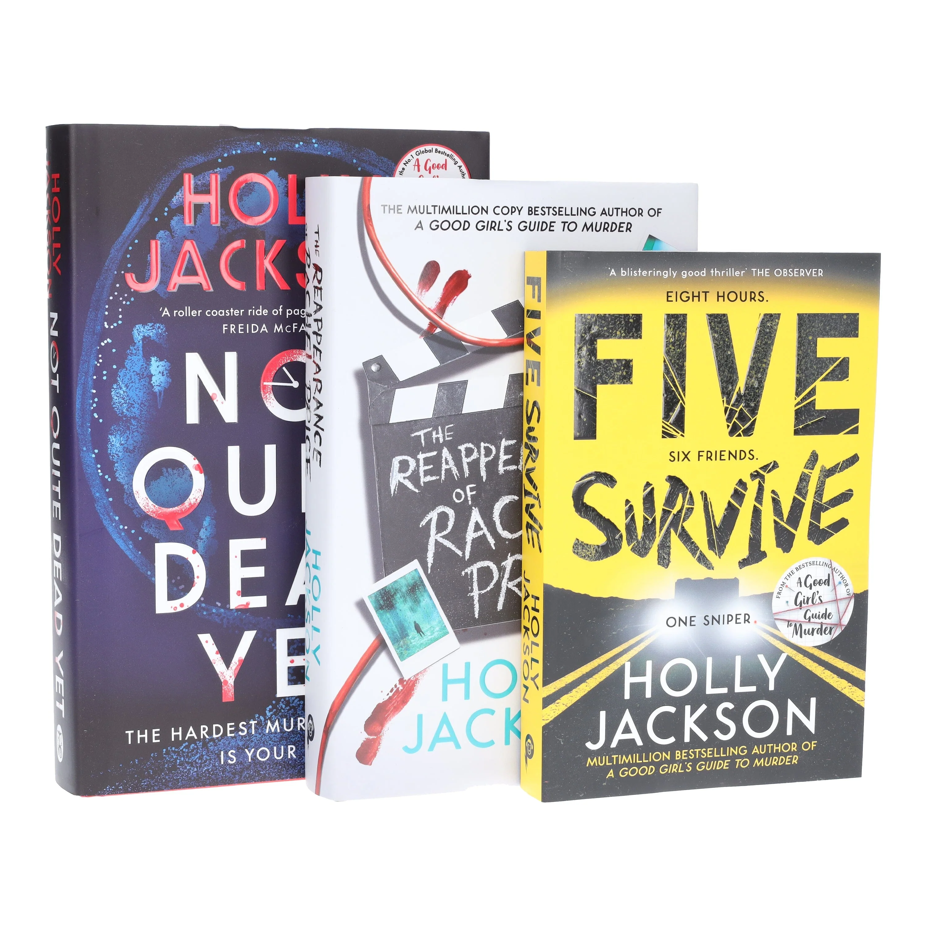 Holly Jackson's (Five Survive, The Reappearance of Rachel Price & Not Quite Dead Yet) 3 Books Collection Set - Fiction - Paperback/Hardback - Image 4