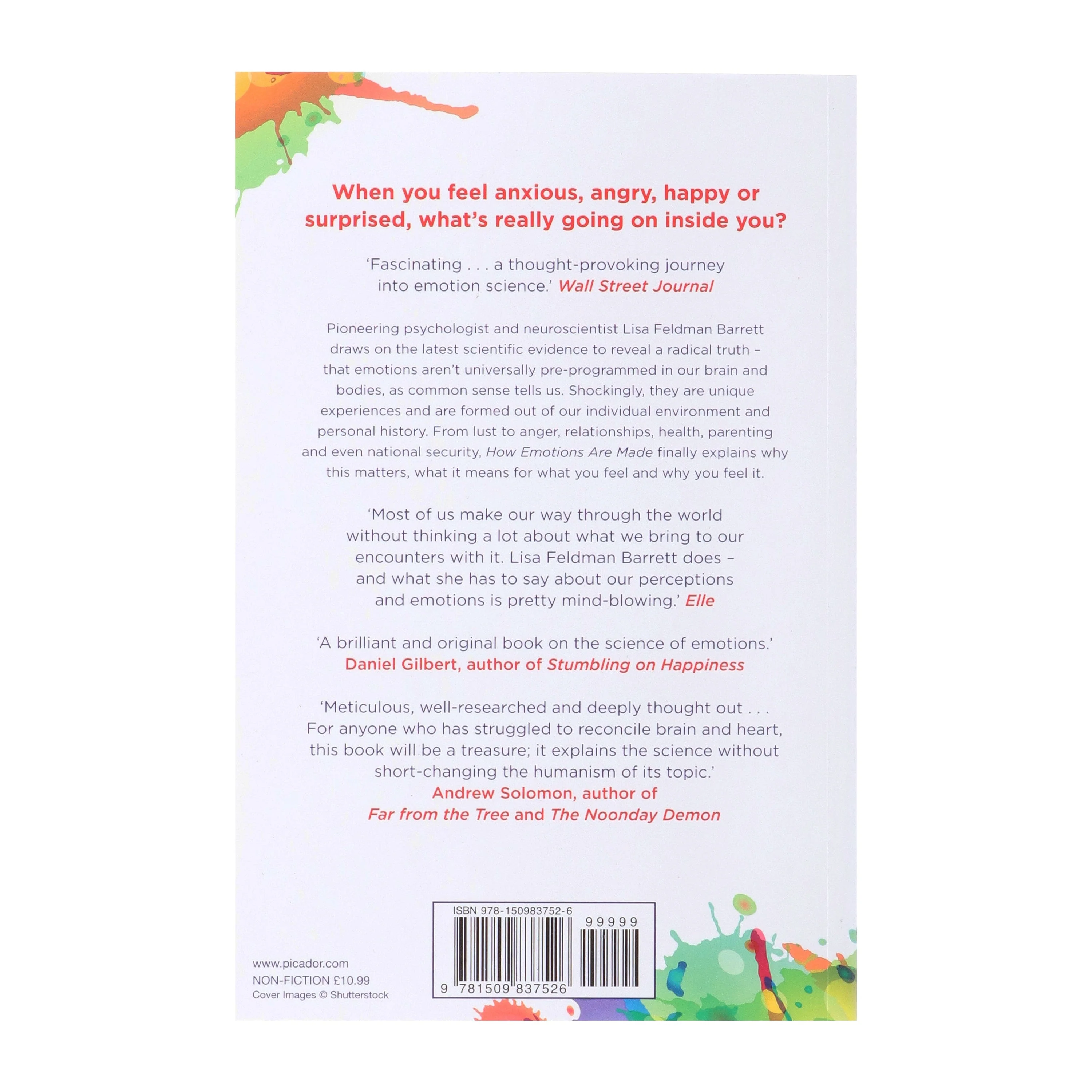 How Emotions Are Made: The Secret Life of the Brain by Lisa Feldman Barrett - Non Fiction - Paperback - Image 3