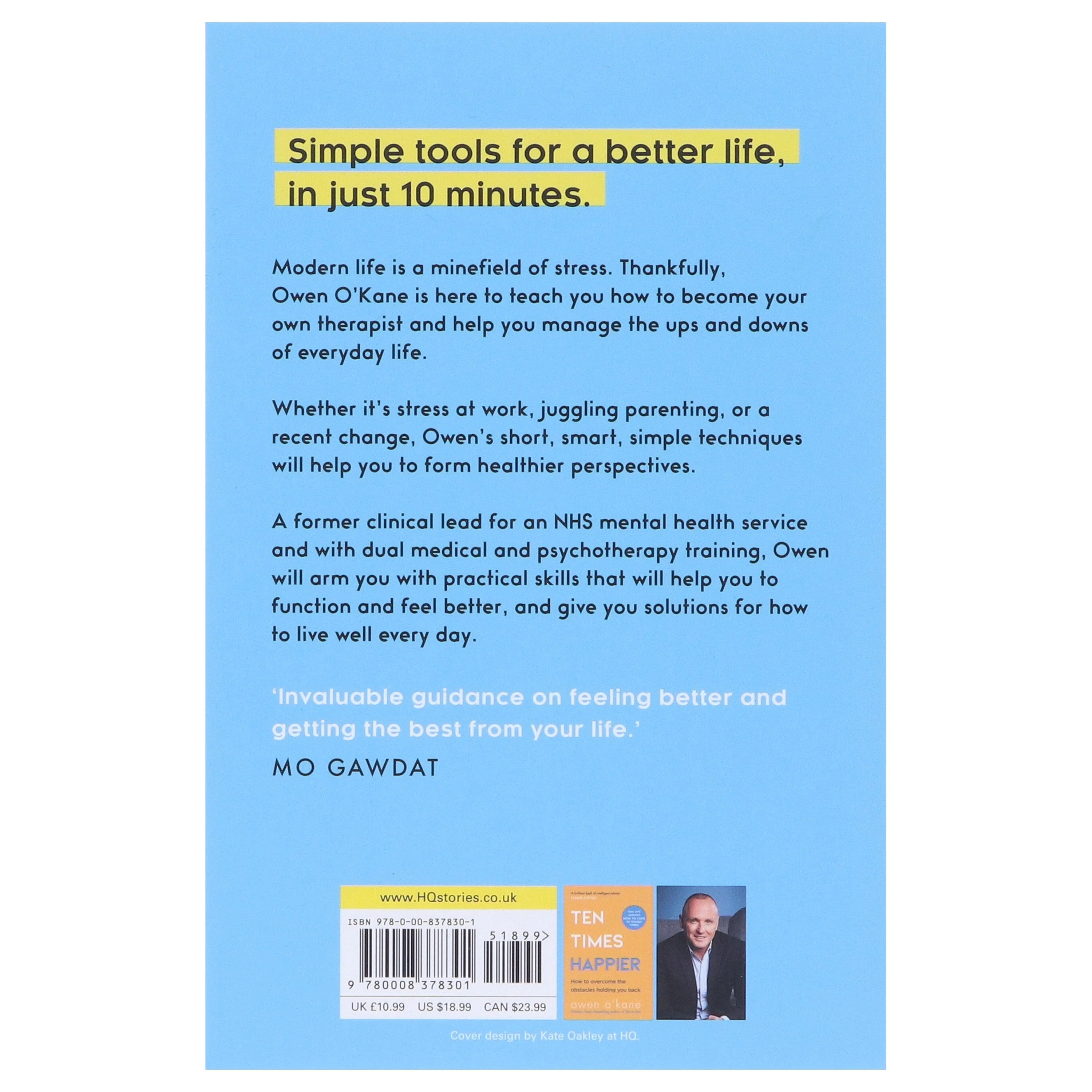 How to Be Your Own Therapist by Owen O’Kane - Non Fiction - Paperback - Image 3
