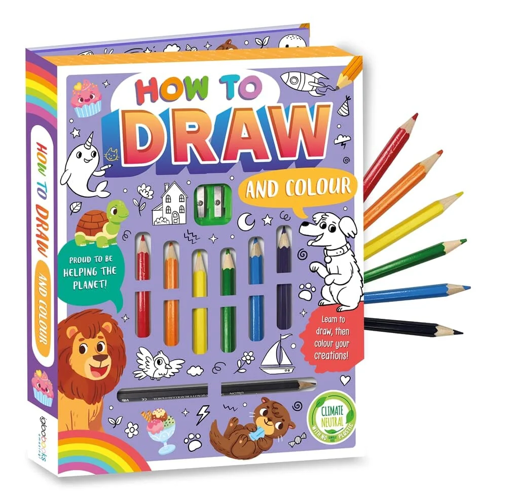 How to Draw And Colour Book With Colouring Pens (Learn to Draw, Then Colour Your Creations!) - Ages 3-6 - Paperback - Image 2