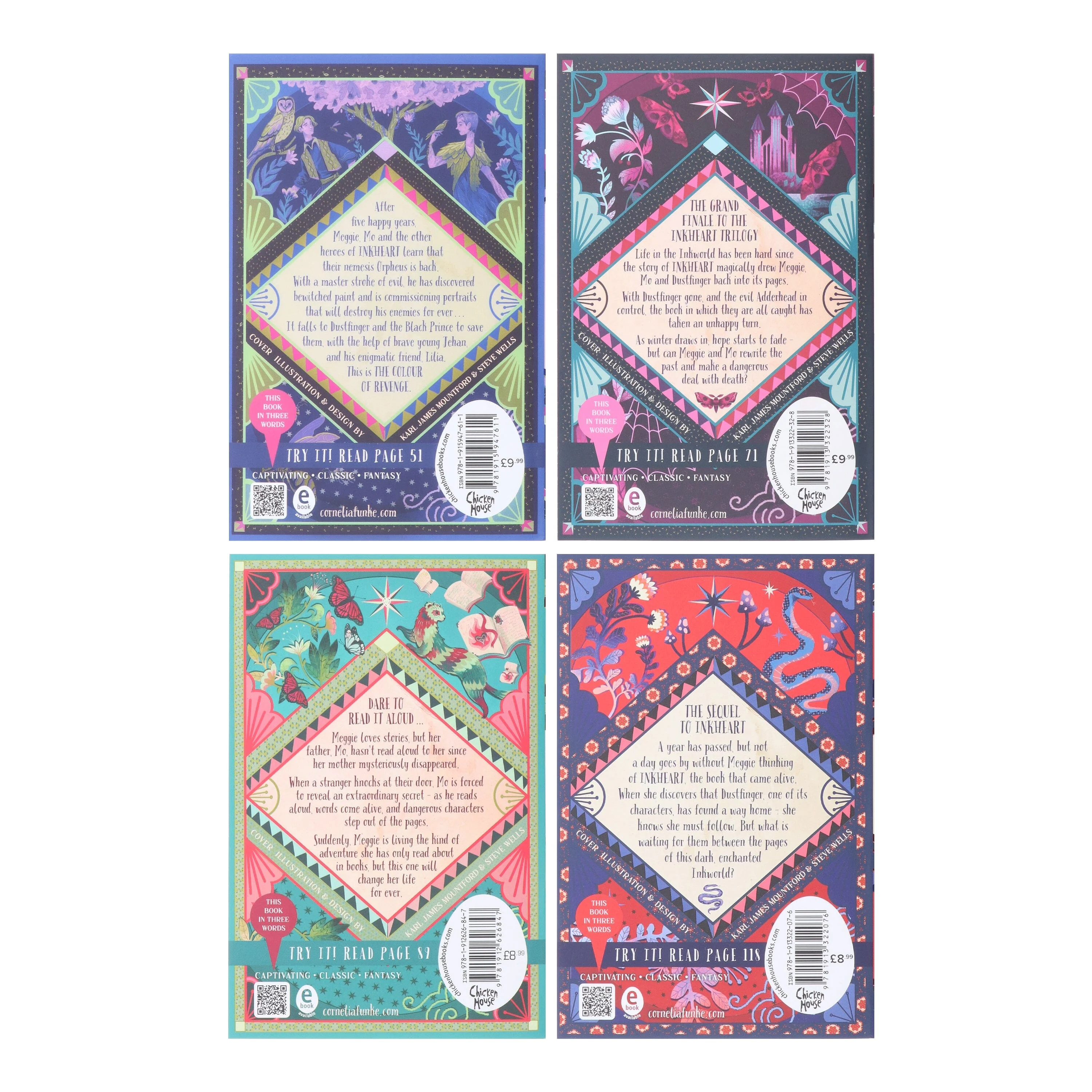 Inkworld Series By Cornelia Funke 4 Books Collection Set - Ages 8-14 - Paperback - Image 3