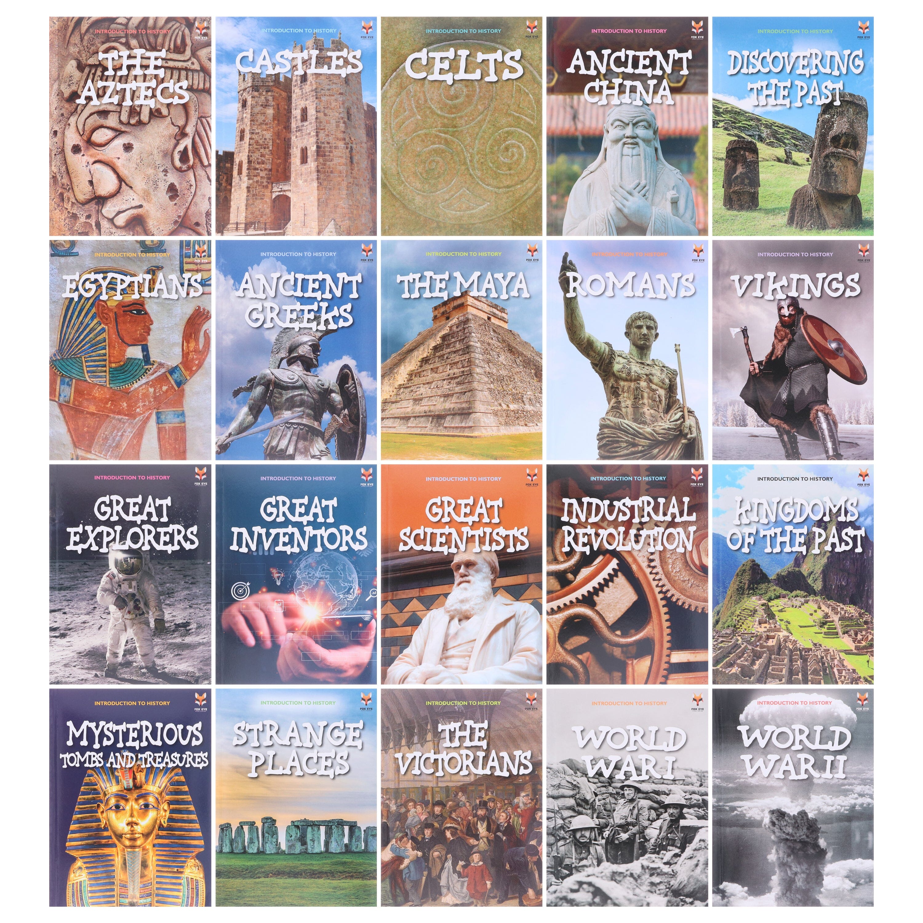 Introduction to History for Beginners Series (1&2) by Jasmine Brooke 20 Books Collection Box Set - Ages 7+ - Paperback - Image 2