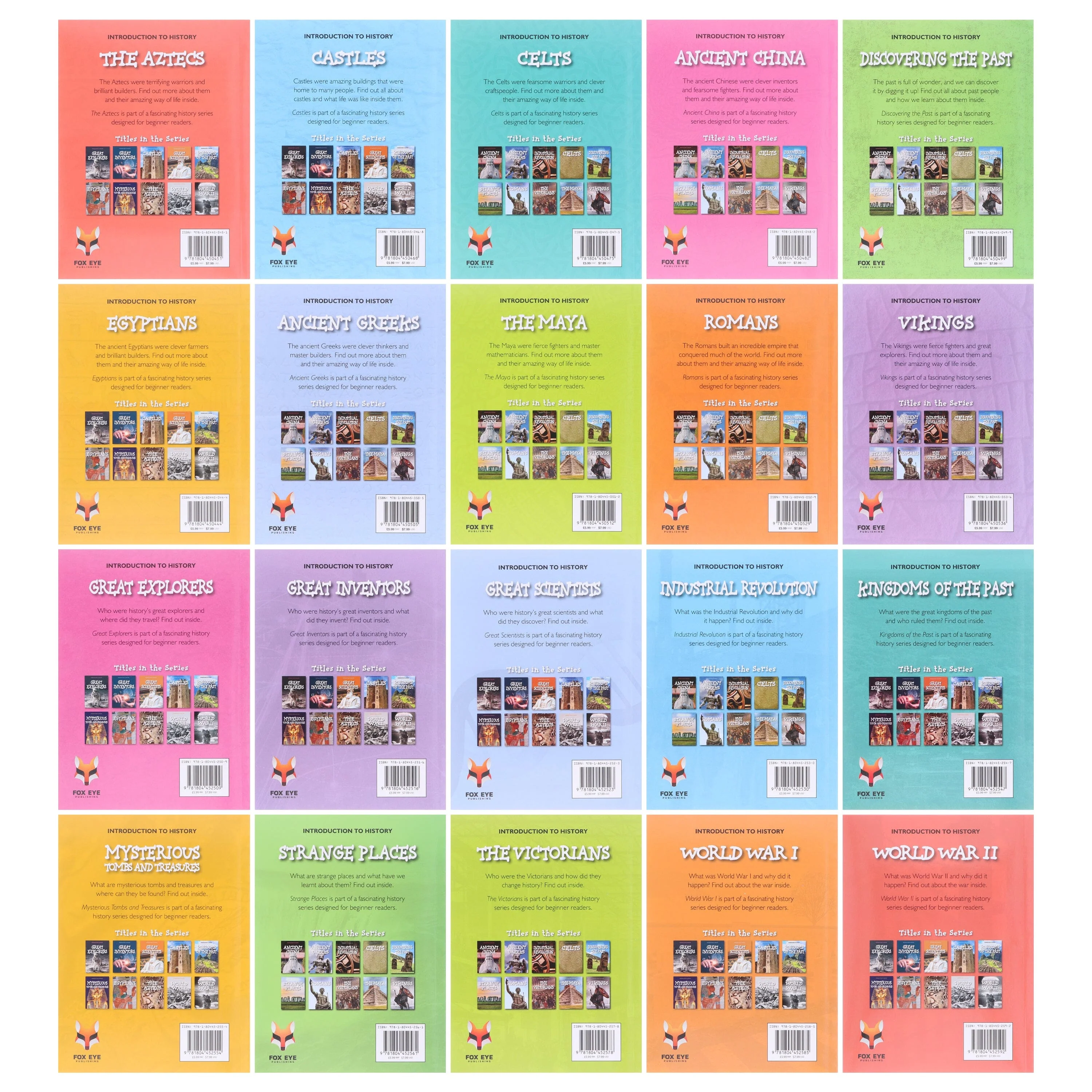 Introduction to History for Beginners Series (1&2) by Jasmine Brooke 20 Books Collection Box Set - Ages 7+ - Paperback - Image 3