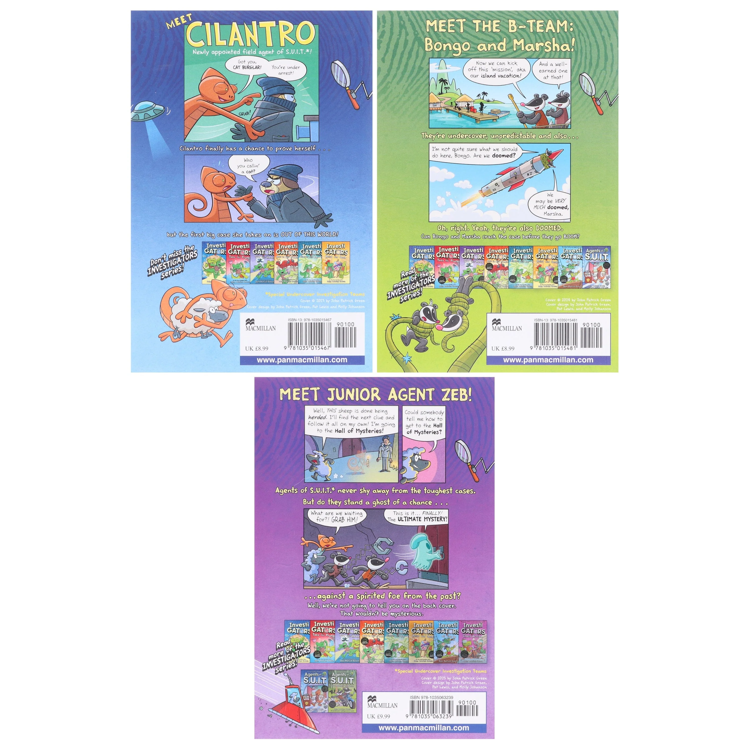 InvestiGators: Agents of S.U.I.T. Series by John Patrick Green 3 Books Collection Set - Ages 7-11 - Paperback - Image 3