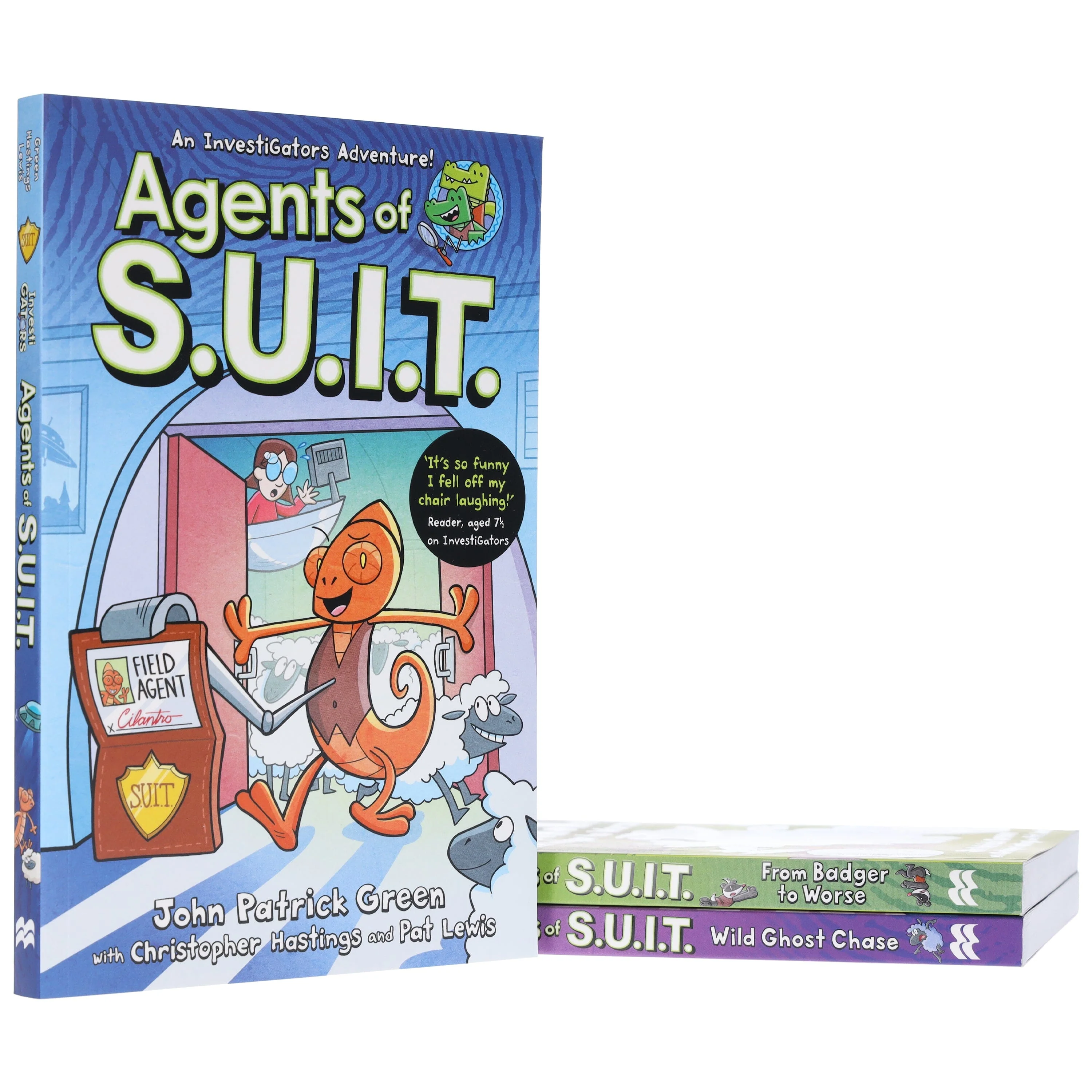 InvestiGators: Agents of S.U.I.T. Series by John Patrick Green 3 Books Collection Set - Ages 7-11 - Paperback - Image 5