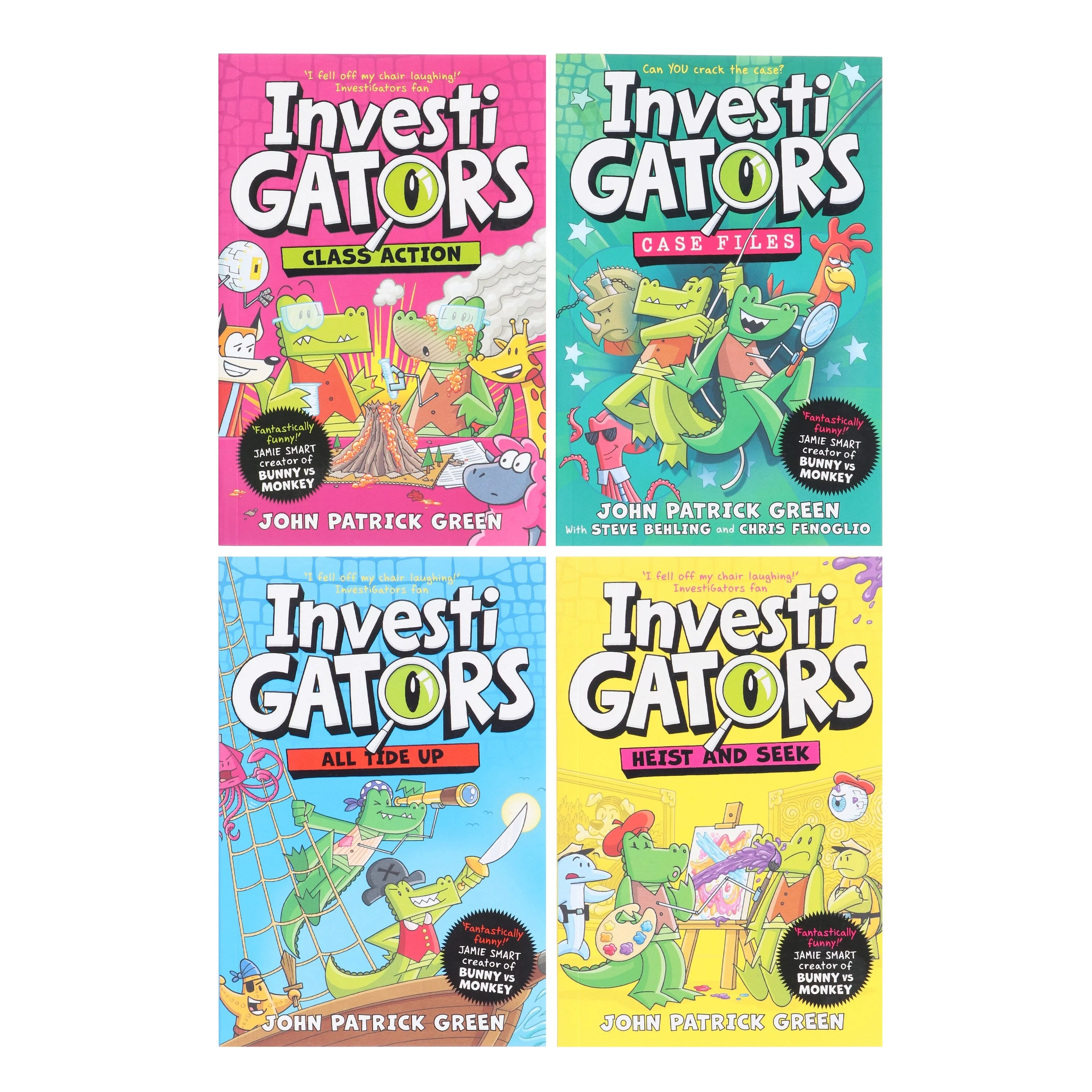 InvestiGators Series Books (6-9) by John Patrick Green 4 Books Collection Set - Ages 7-9 - Paperback - Image 2