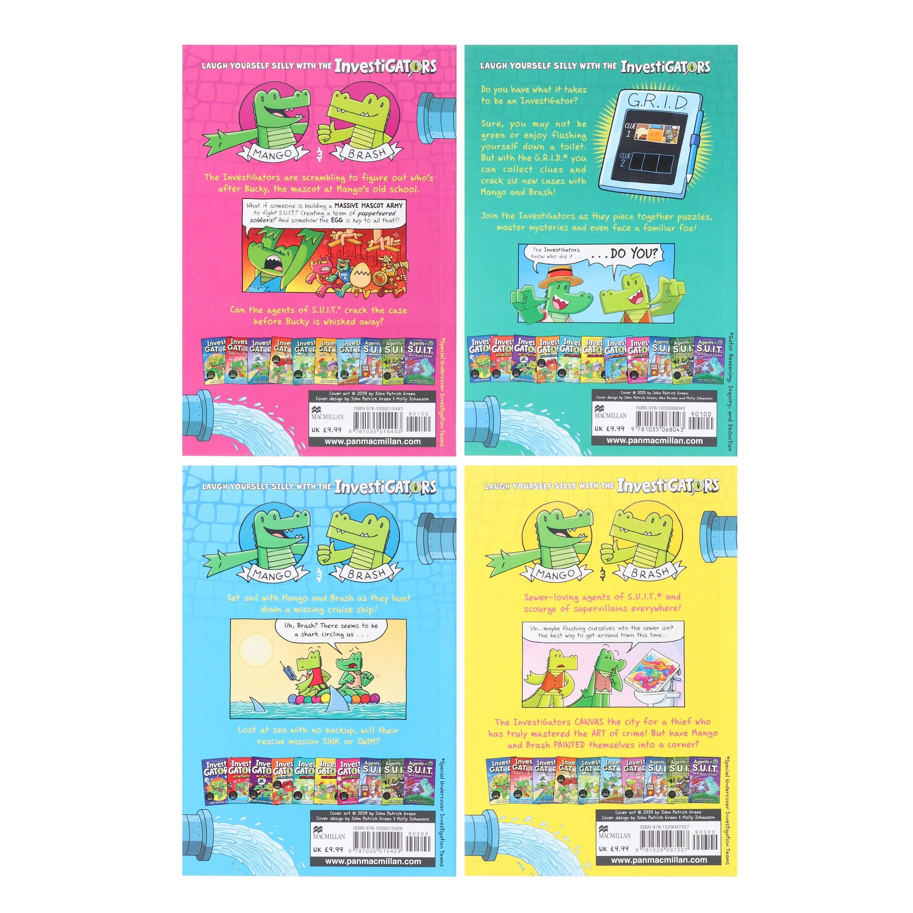 InvestiGators Series Books (6-9) by John Patrick Green 4 Books Collection Set - Ages 7-9 - Paperback - Image 3