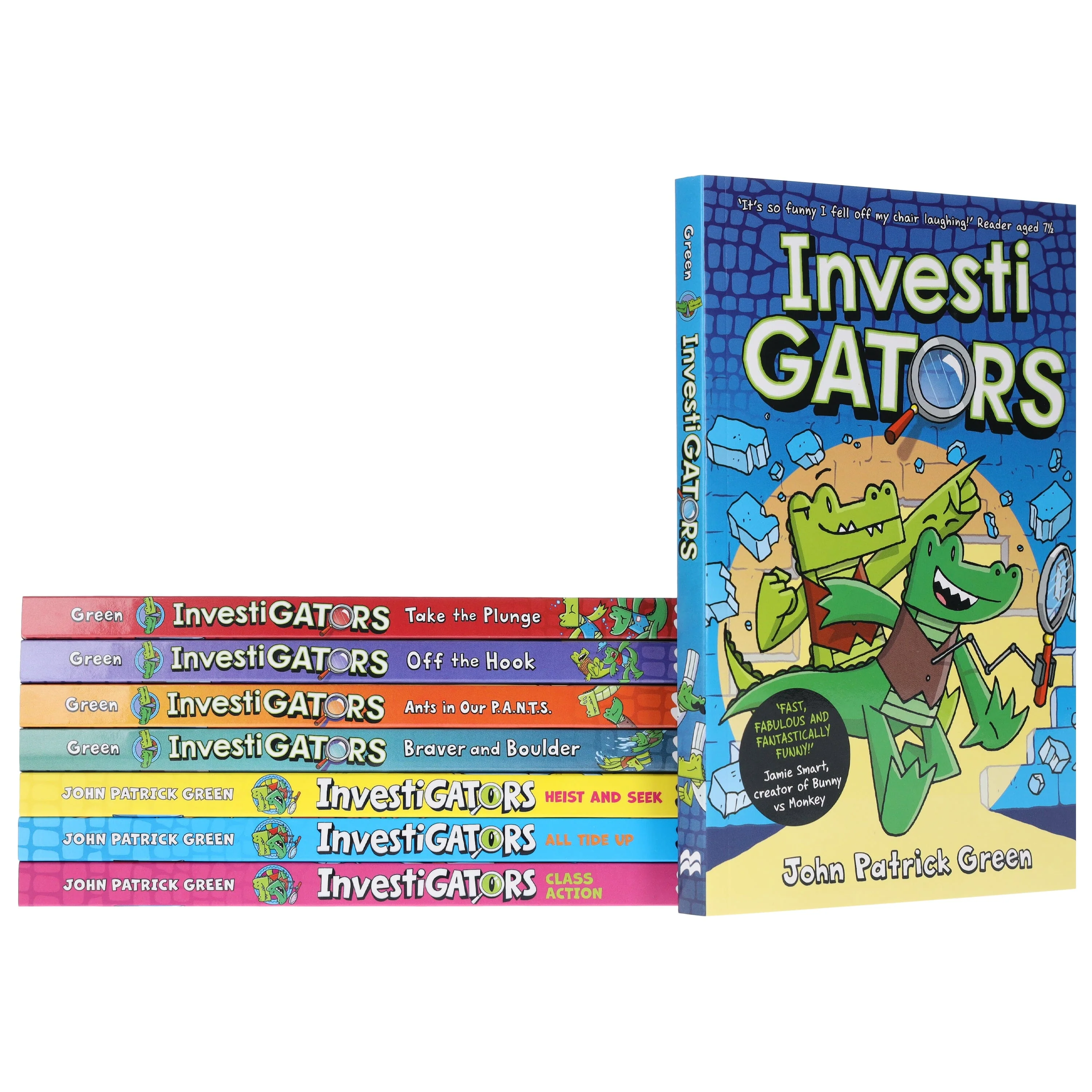 InvestiGators Series by John Patrick Green Illustrated 8 Books Collection Set - Ages 7-9 - Paperback - Image 5
