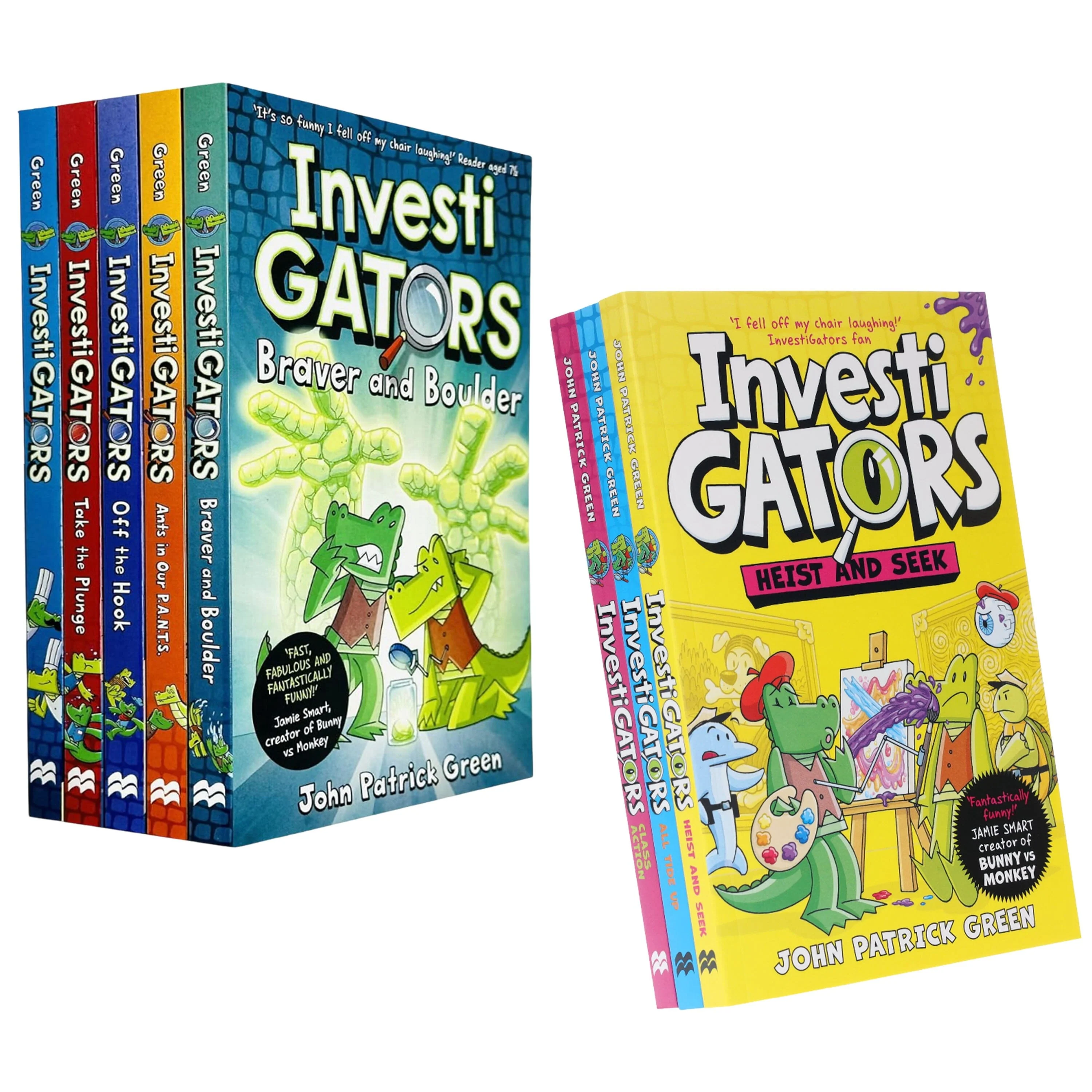 InvestiGators Series by John Patrick Green Illustrated 8 Books Collection Set - Ages 7-9 - Paperback - Image 6