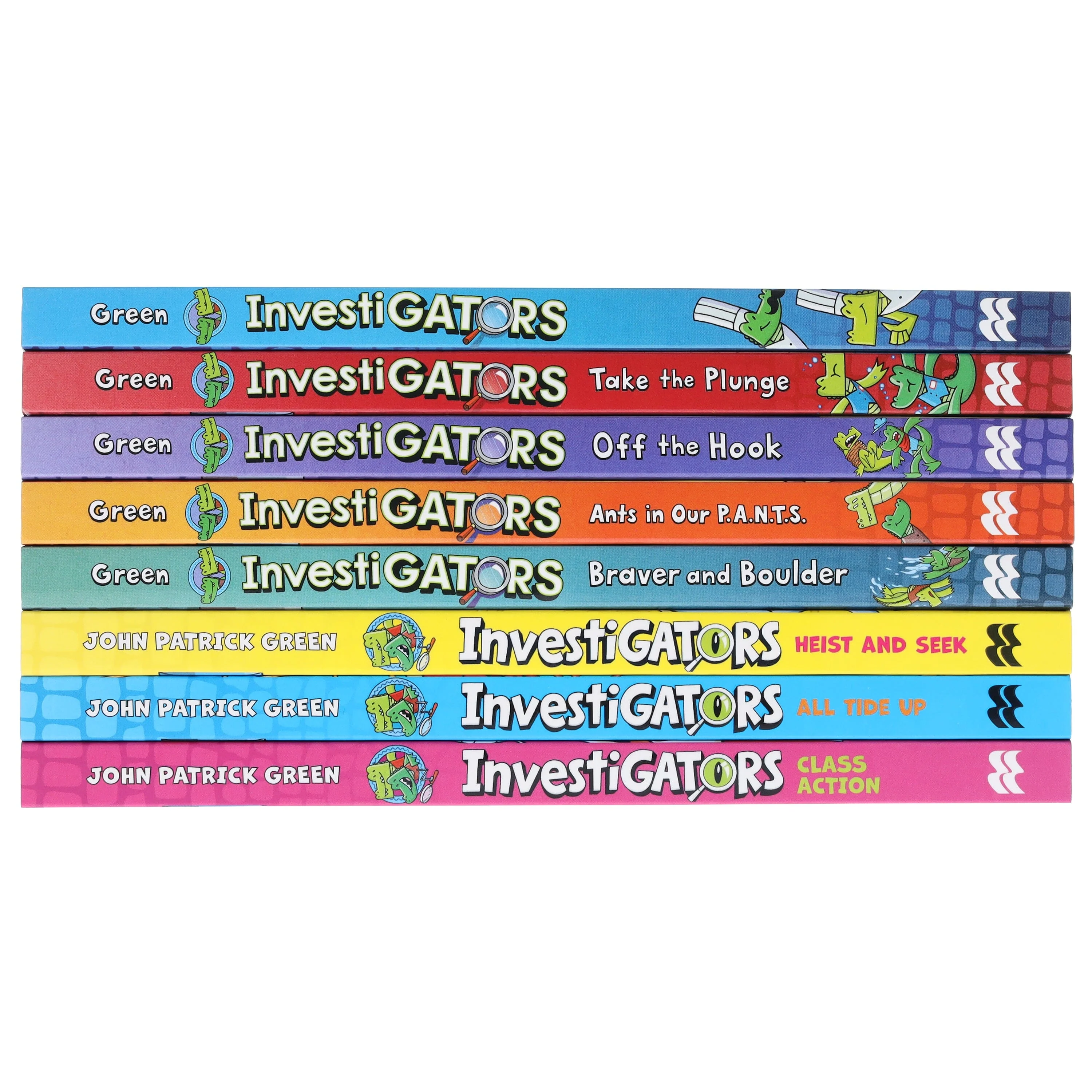 InvestiGators Series by John Patrick Green Illustrated 8 Books Collection Set - Ages 7-9 - Paperback - Image 7